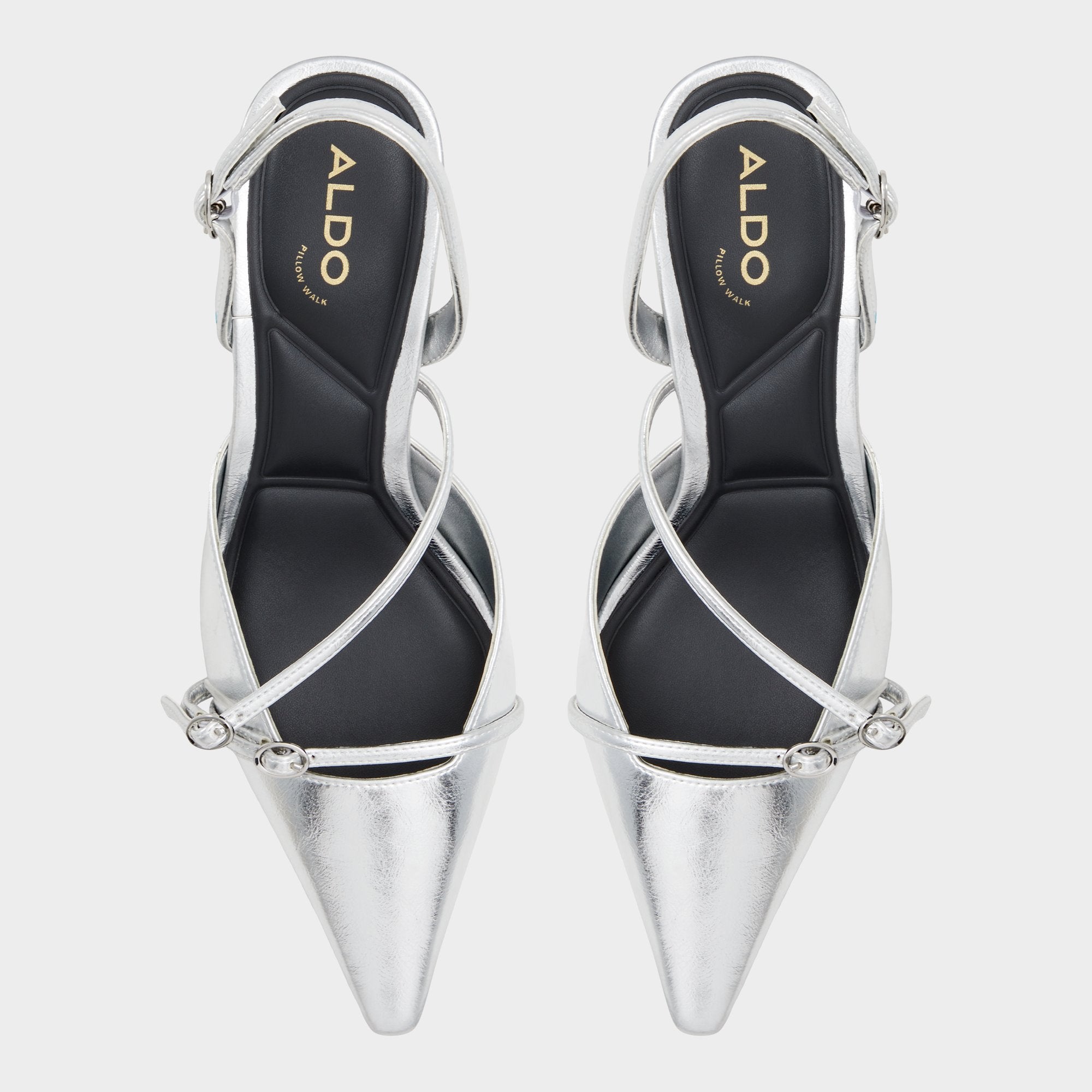 Marietta Silver Women's Slingbacks
