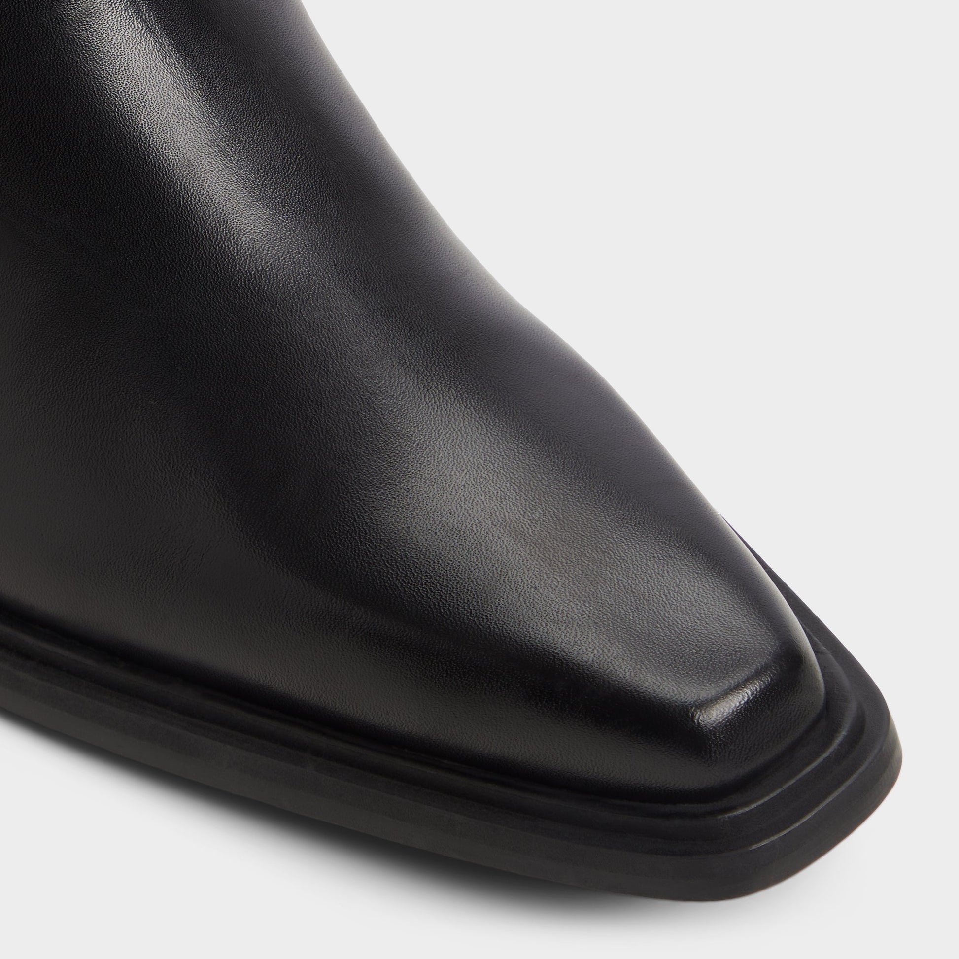 Close-up of the Black Asedric Ankle boot