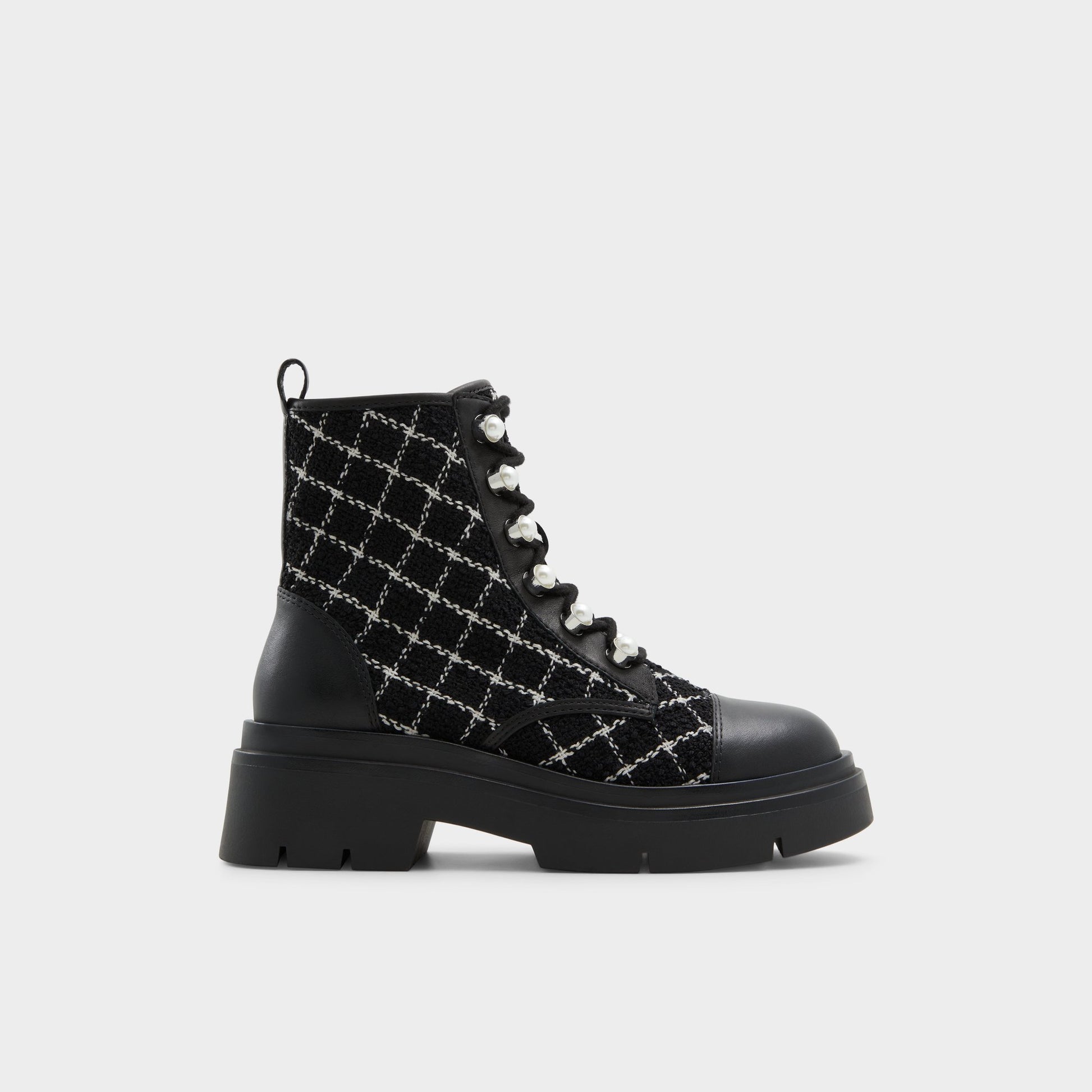 Main View of Other Black Marthia Combat ankle boot for Womens