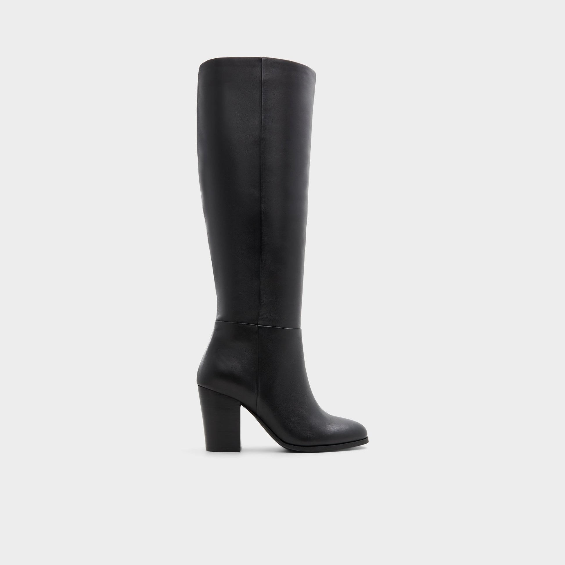 Main View of Black Belide Knee-high boot for Womens