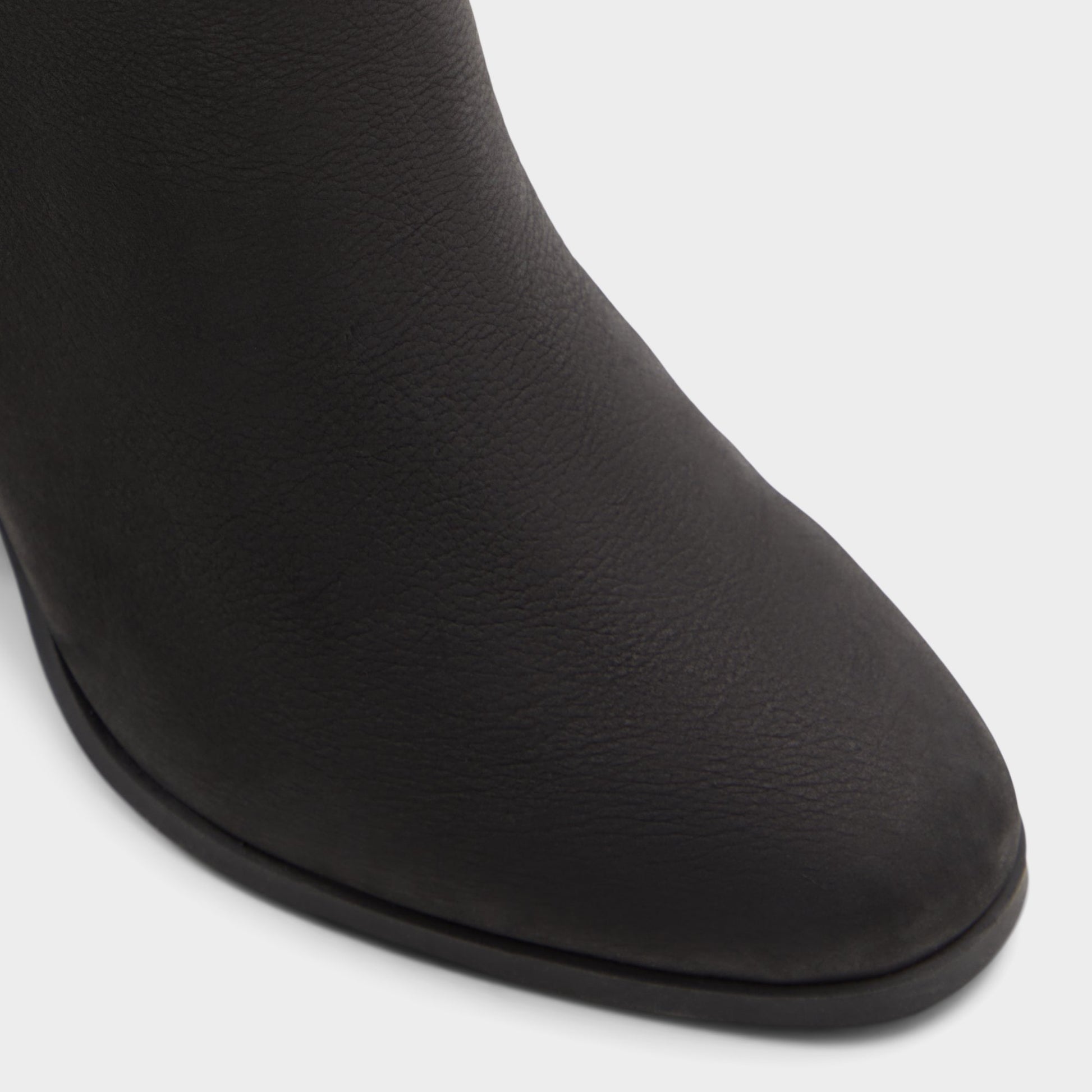 Close-up of the Other Black Belide Knee-high boot