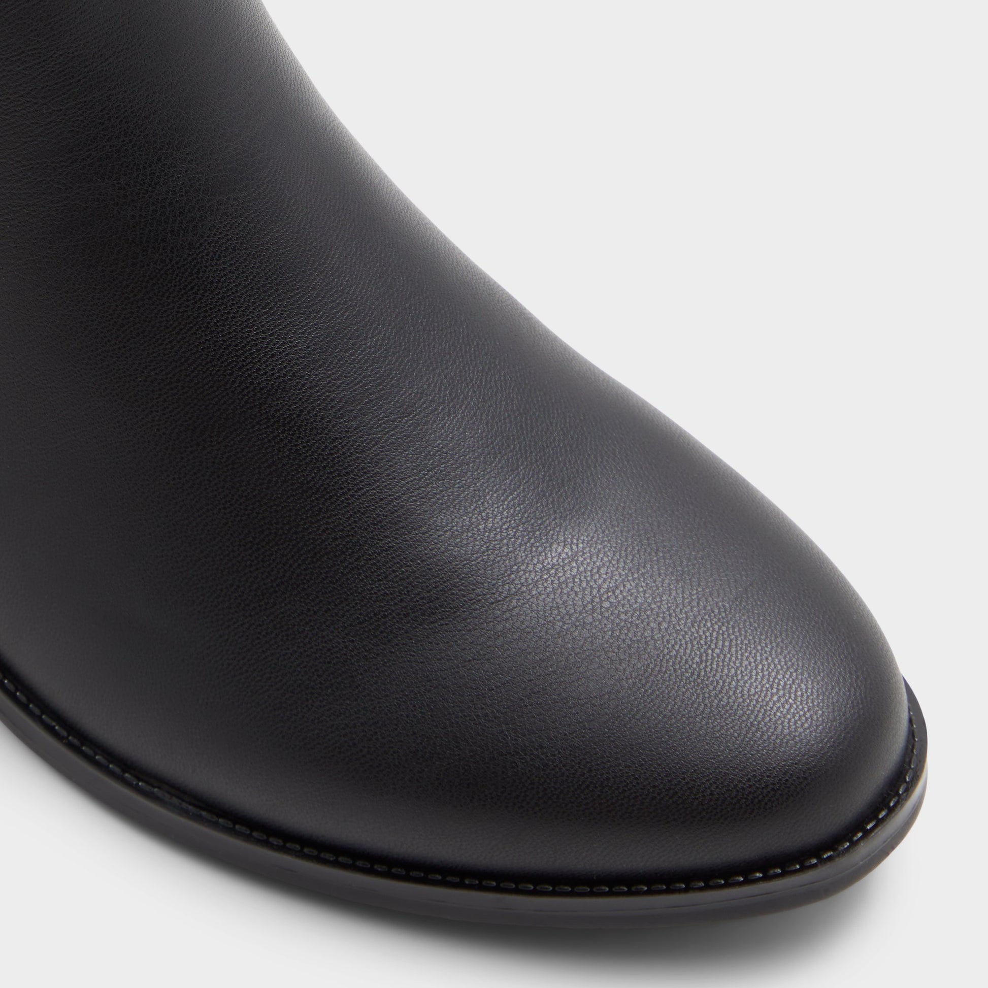 Close-up of the Black Tanerdee Knee-high boot