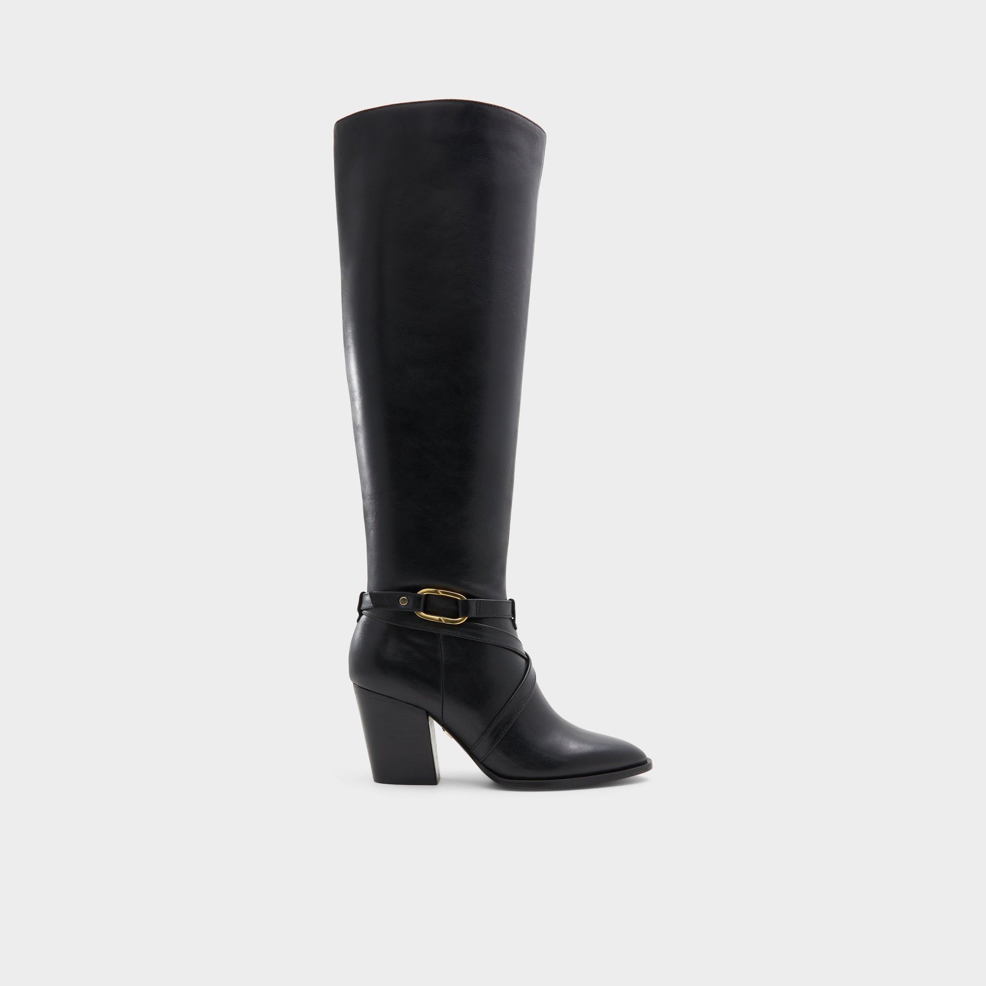 Main View of Black Adworeweth Knee-high boot for Womens