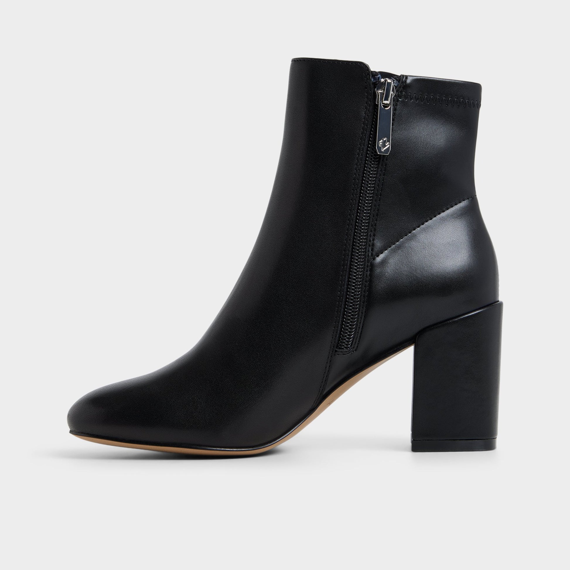 Side view of Black Satorimini Ankle boot