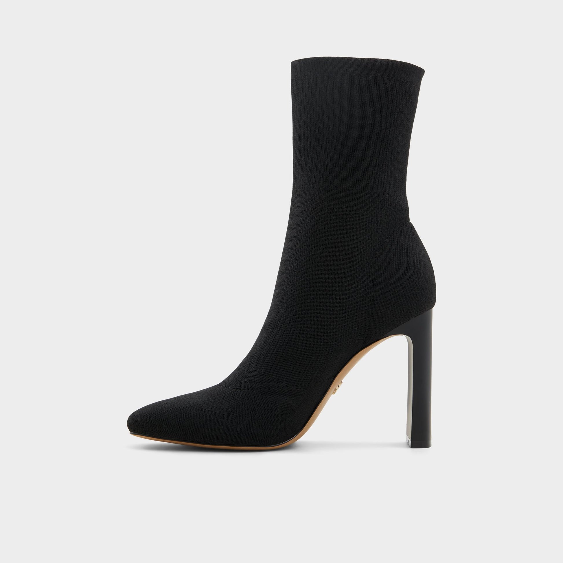 Side view of Black Faelora Ankle boot