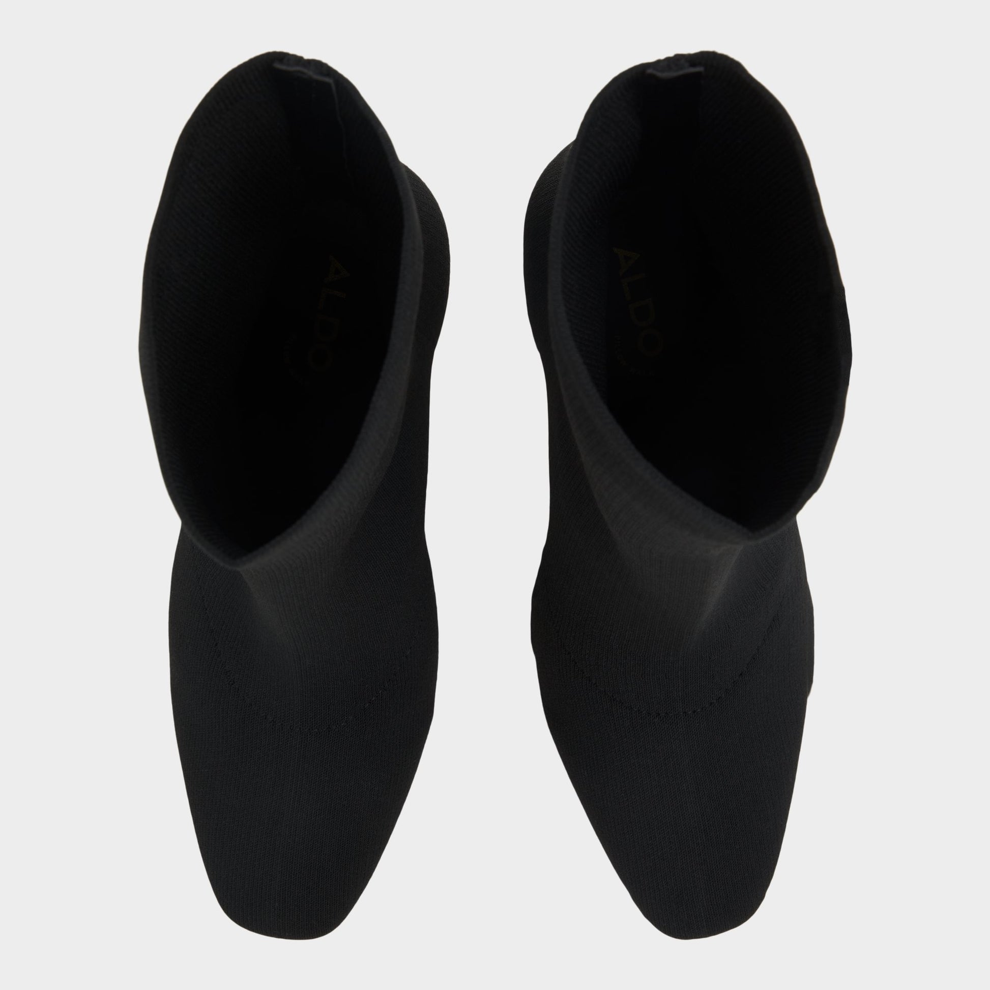 Top-down view of the Black Faelora Ankle boot