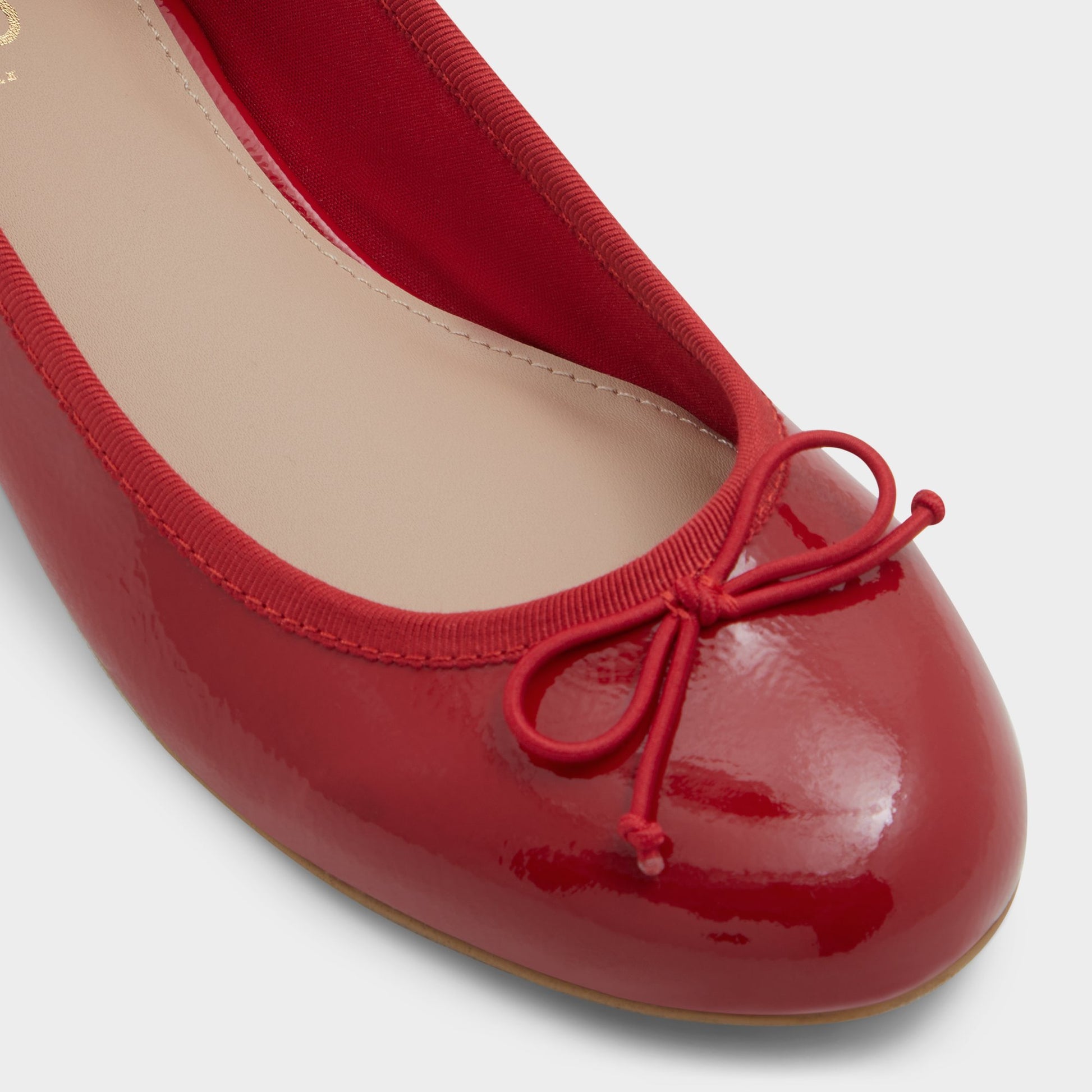 Close-up of the Red Aliette Ballerina