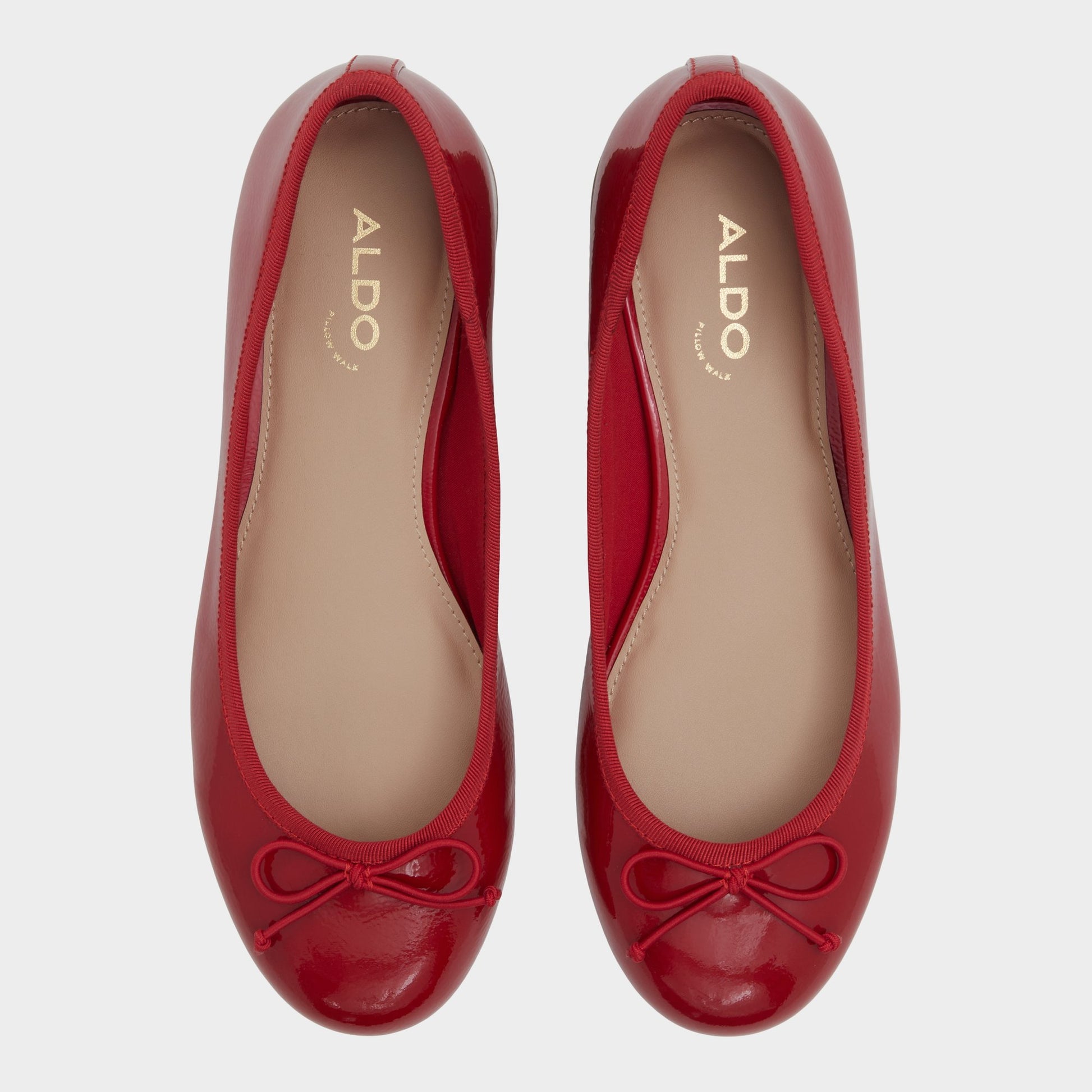 Top-down view of the Red Aliette Ballerina