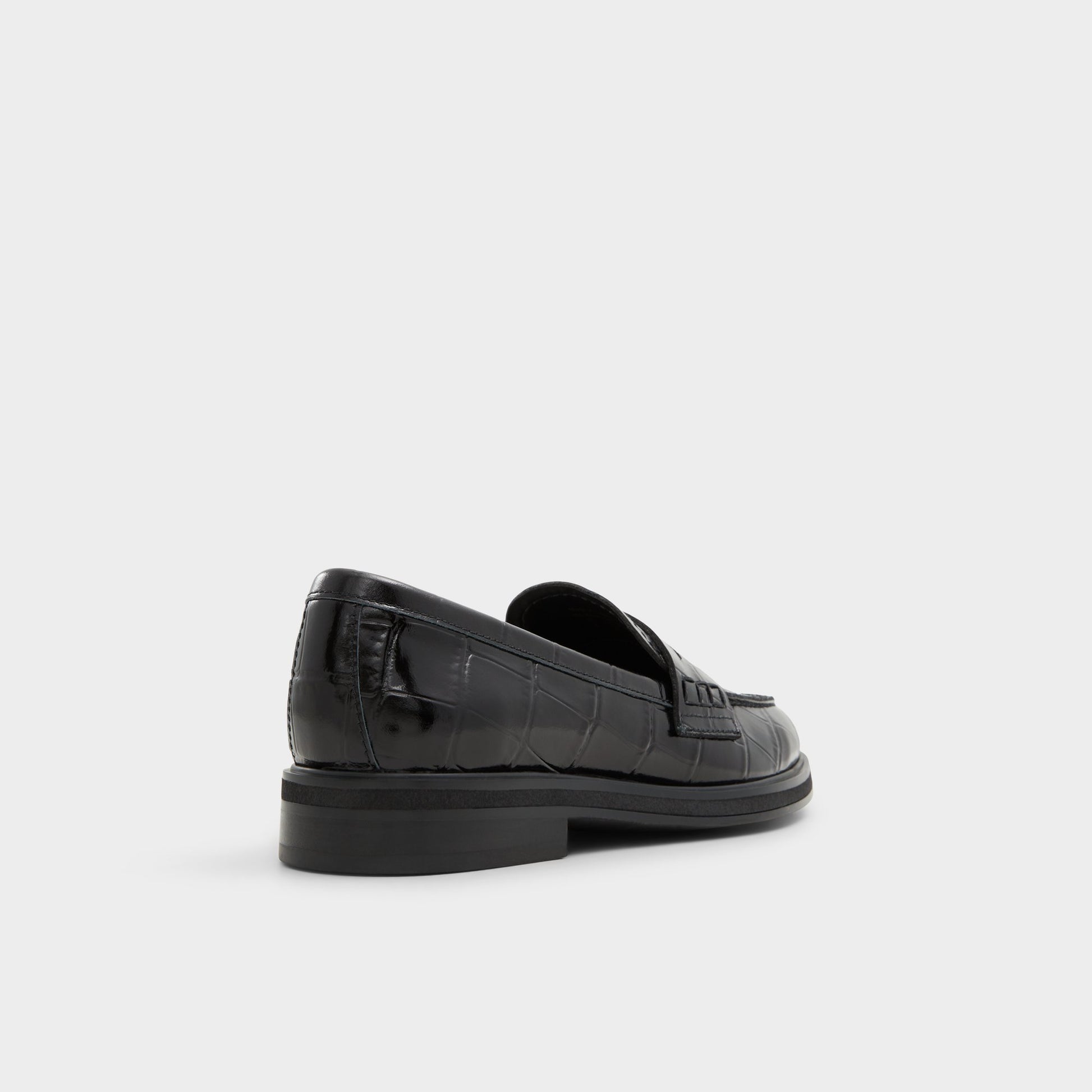 Three-quarter angle of Other Black Lededanten Loafer's back side