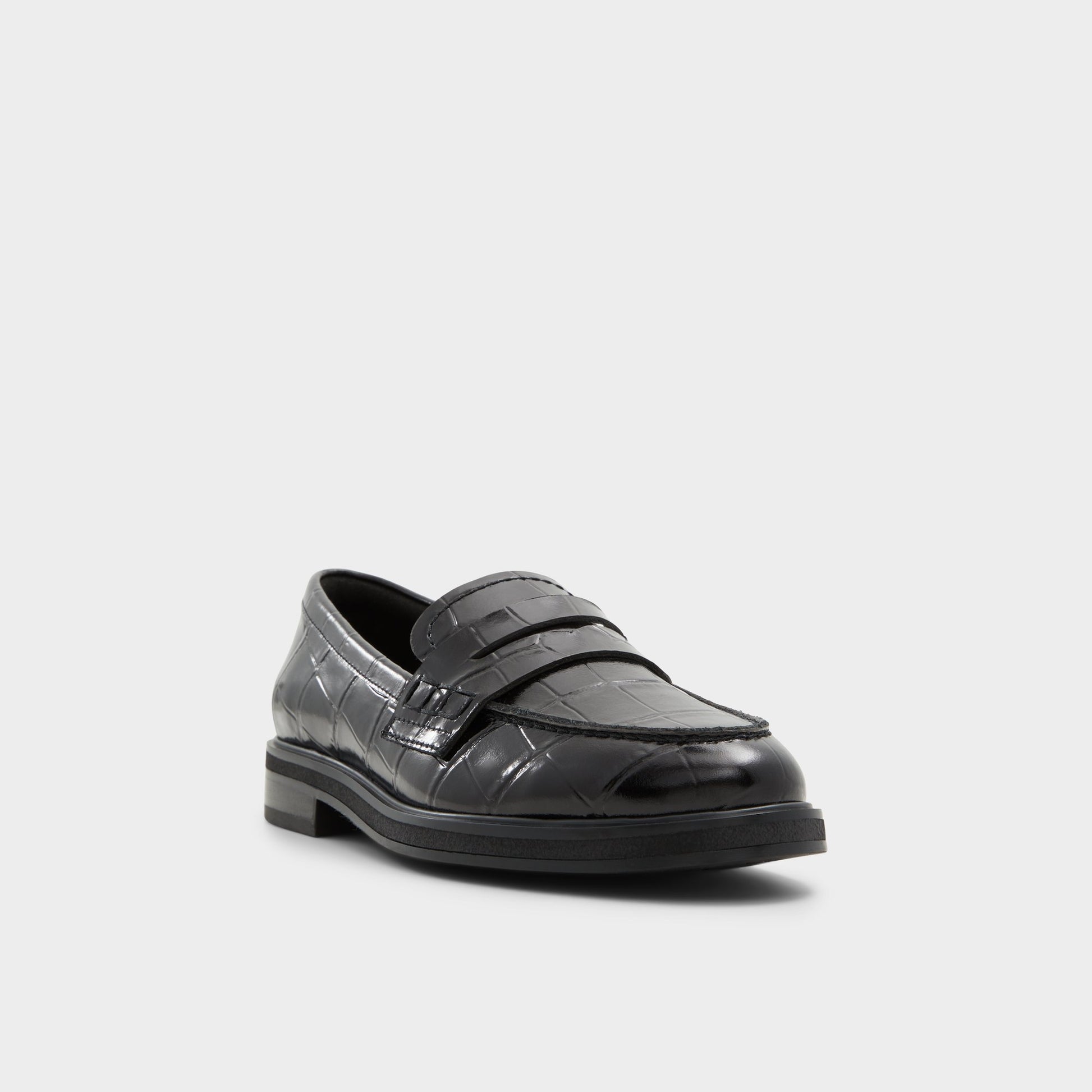 Three-quarter angle of Other Black Lededanten Loafer's front side