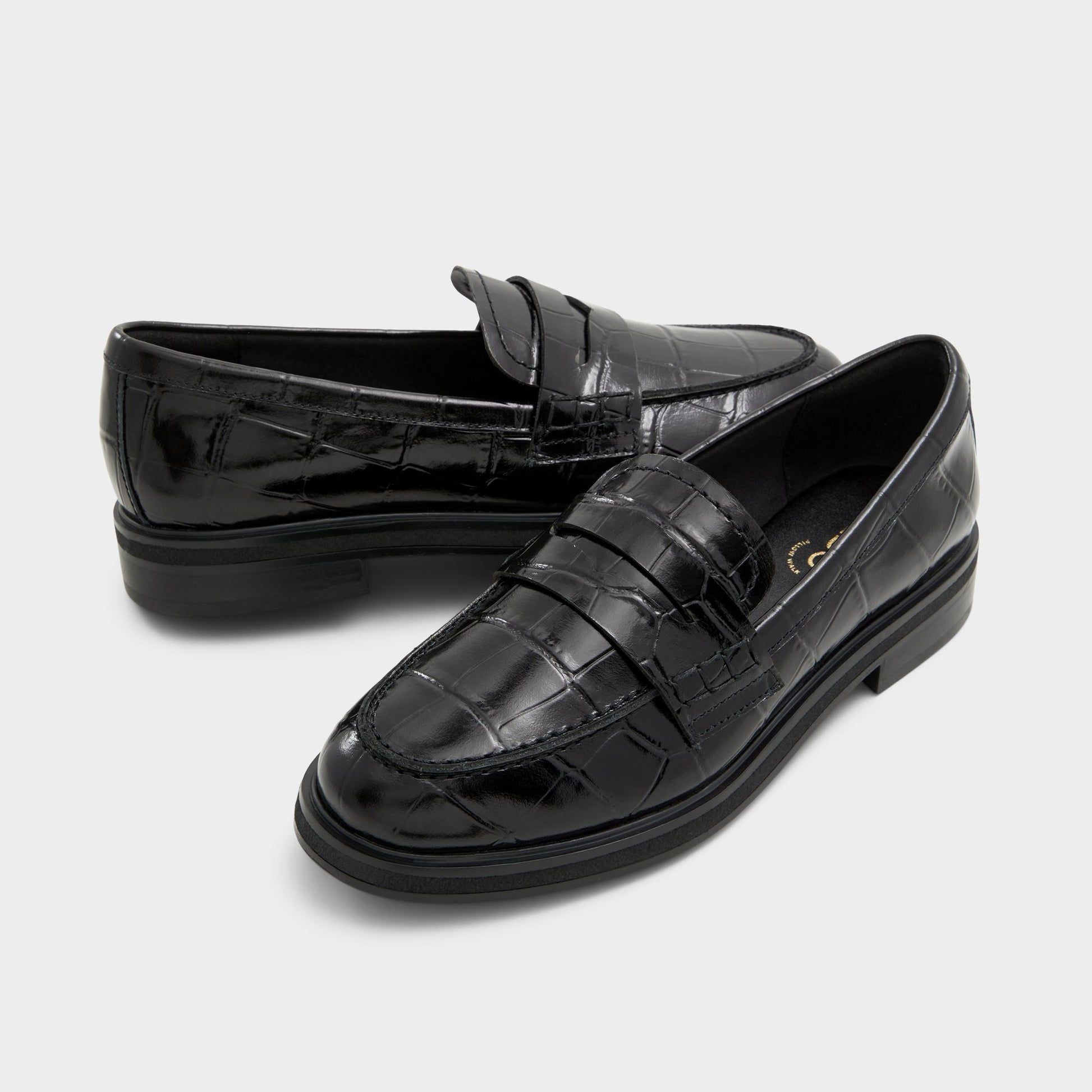 Highlighted view of a pair of Other Black Lededanten Loafers