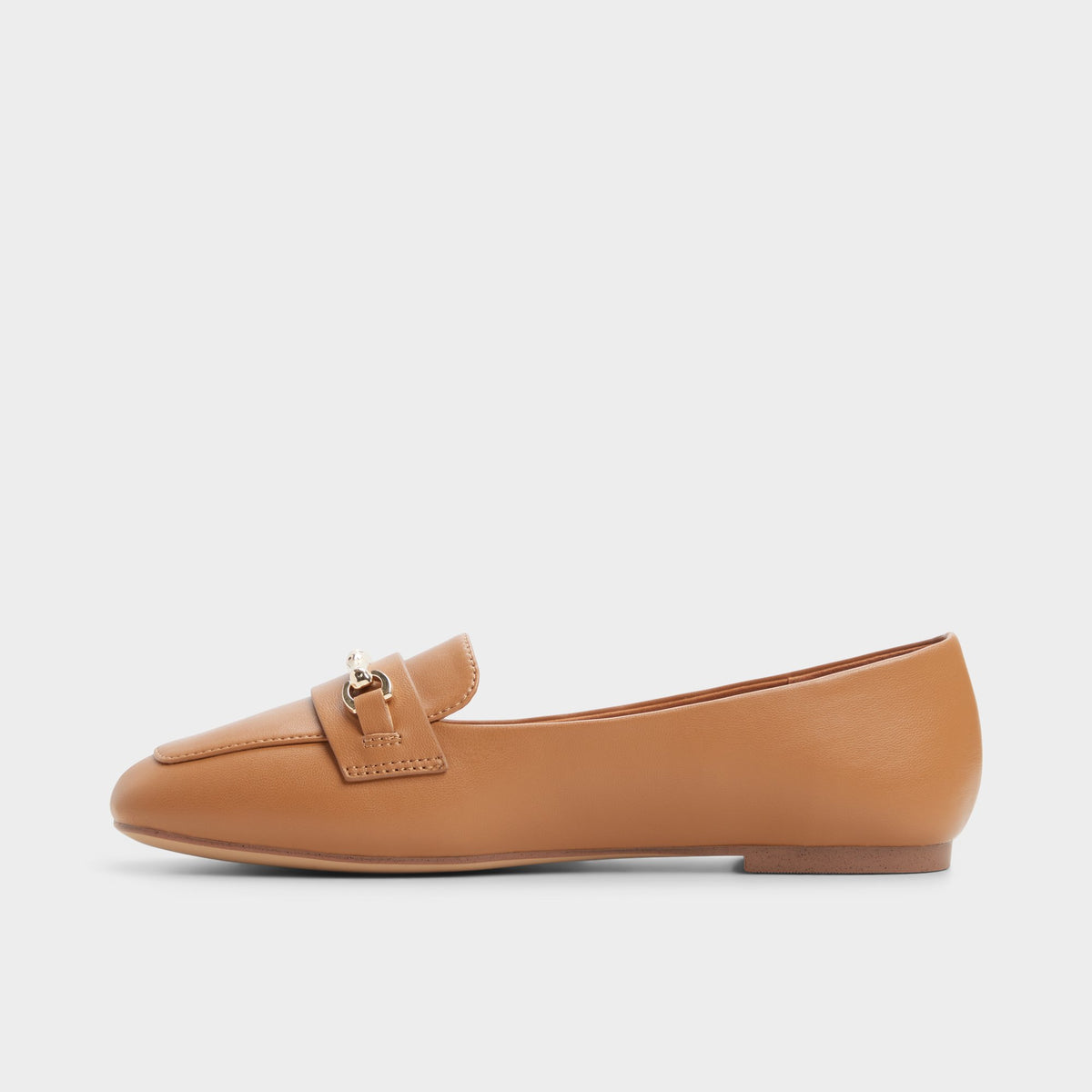 Side view of Medium brown Hoha Loafer