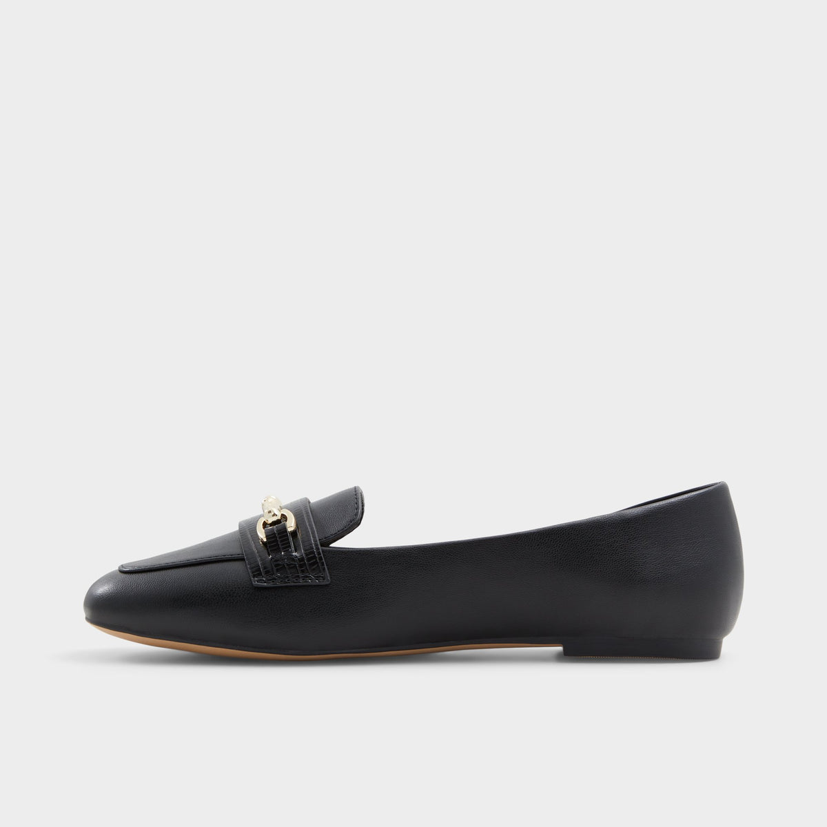 Side view of Black Hoha Loafer
