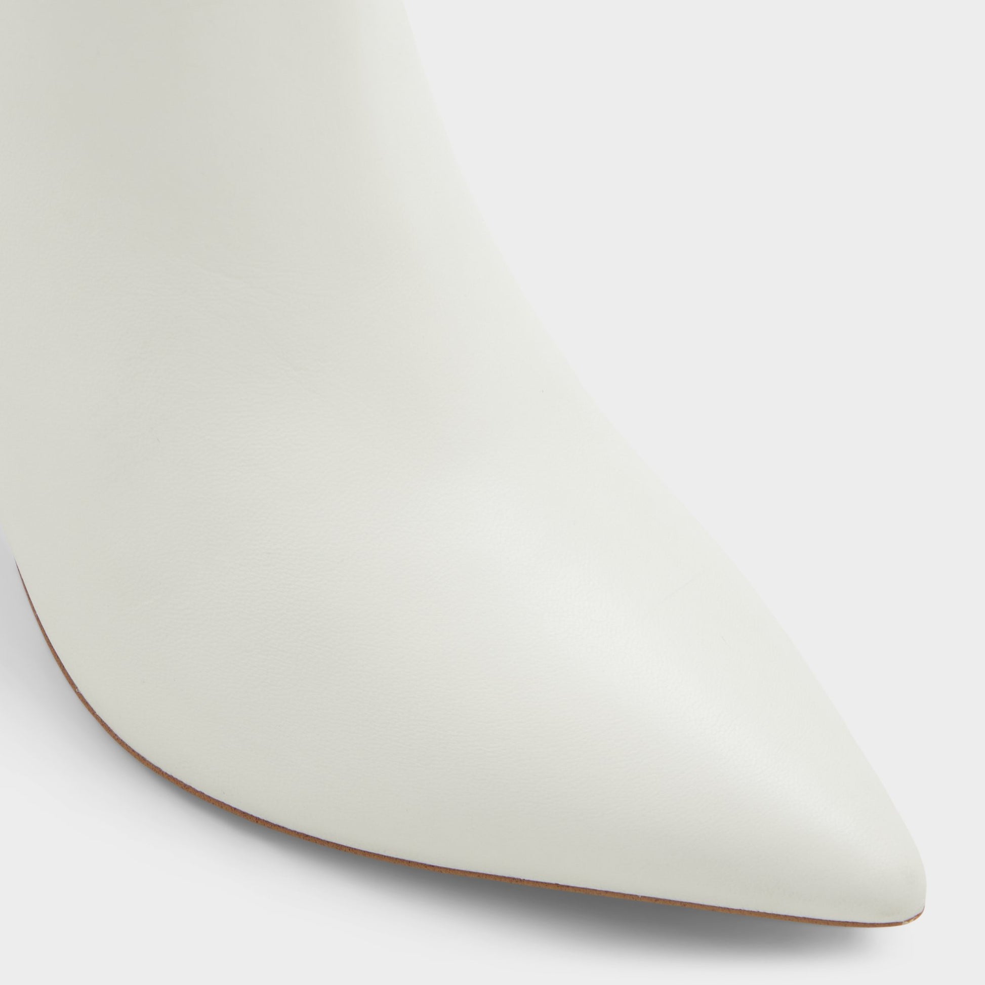 Close-up of the White/Bone Laroche-wc Knee-high boot