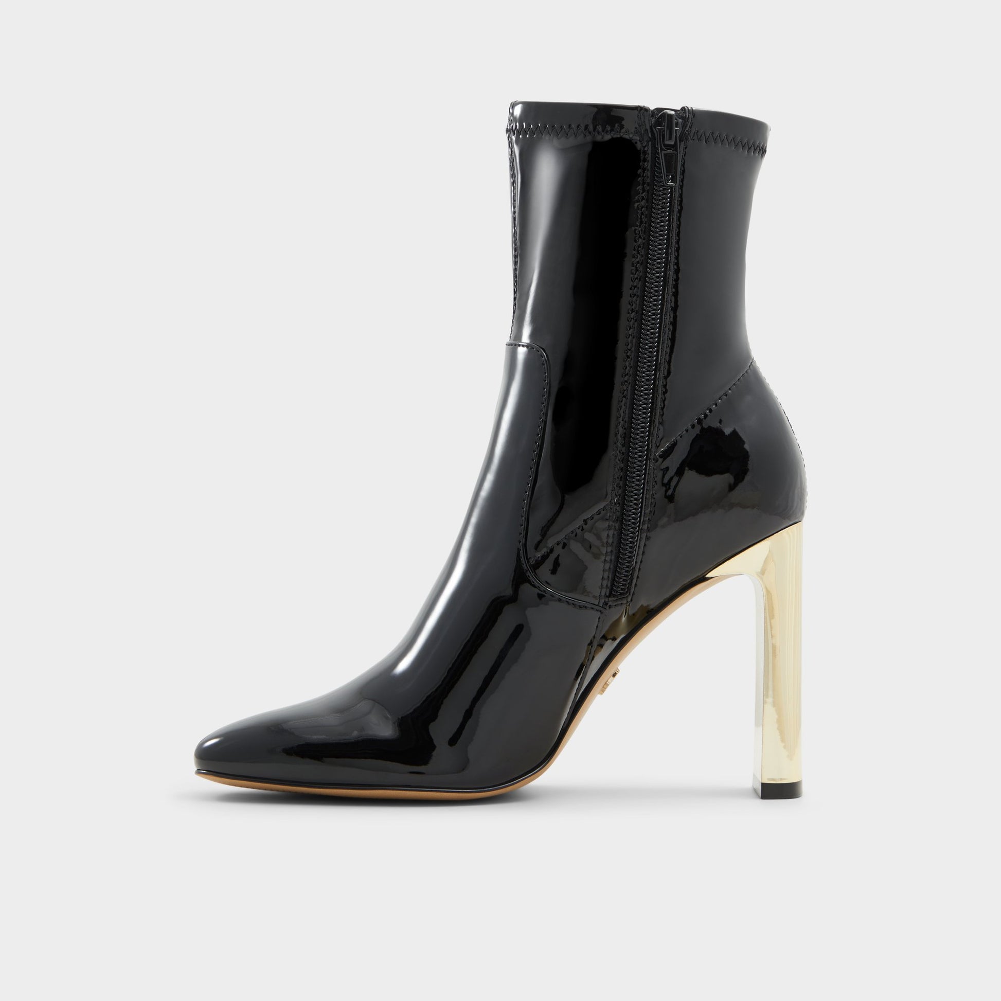 Side view of Black Talobreclya Ankle boot