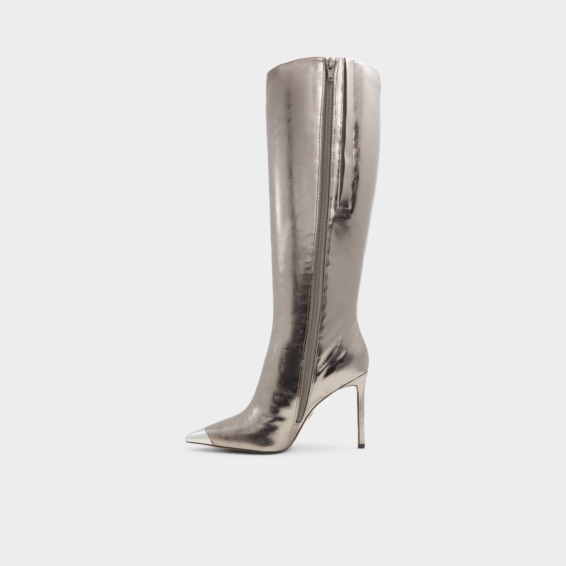 Vue latérale de Étain Agathea Knee-high boot
