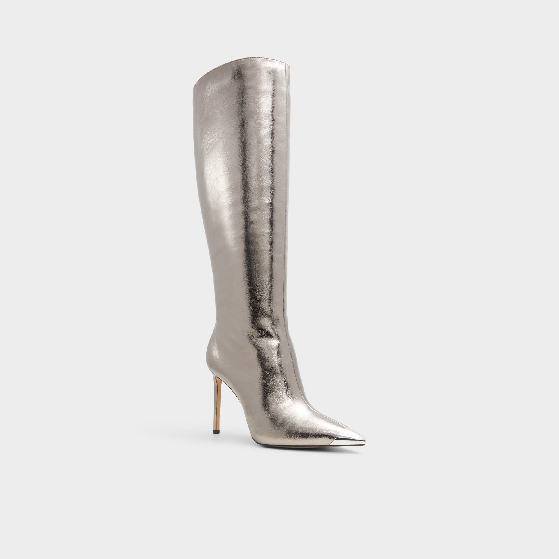 Angle de trois quarts de la face avant de Étain Agathea Knee-high boot