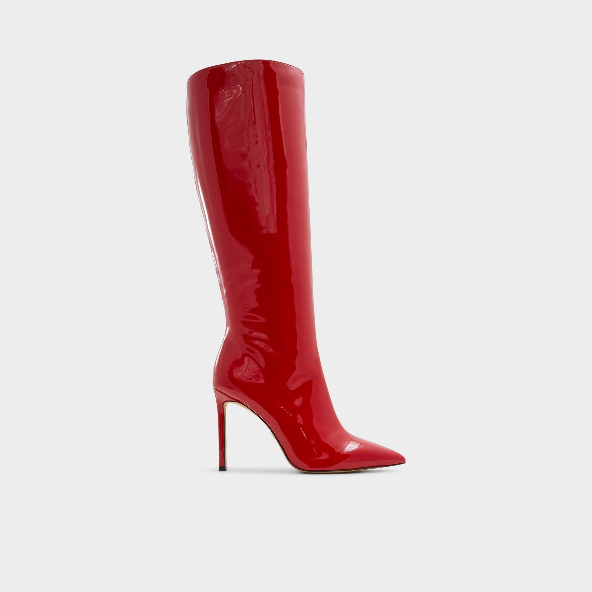 Main View of Red Agathea Knee-high boot for Womens