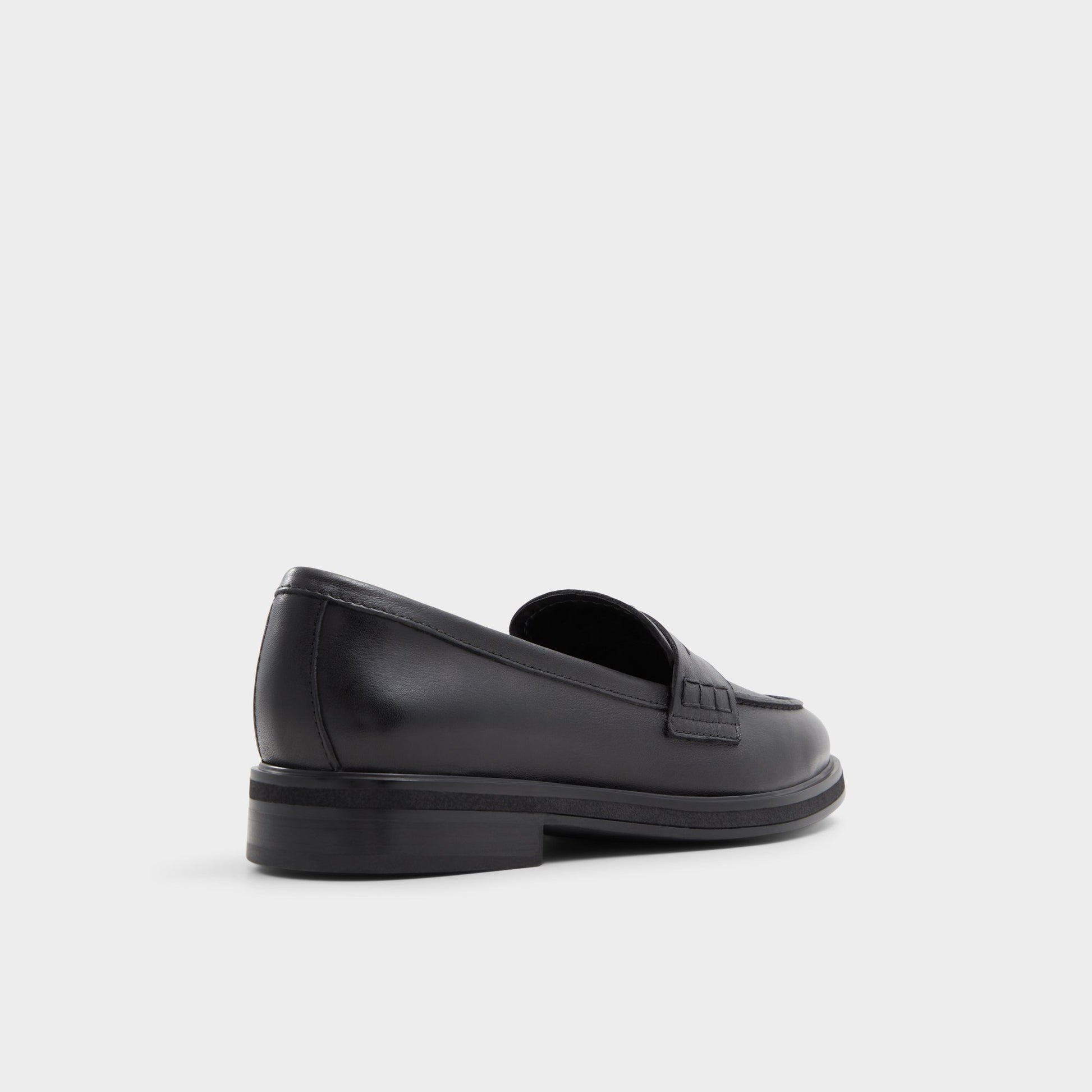 Three-quarter angle of Black Lededanten Loafer's back side