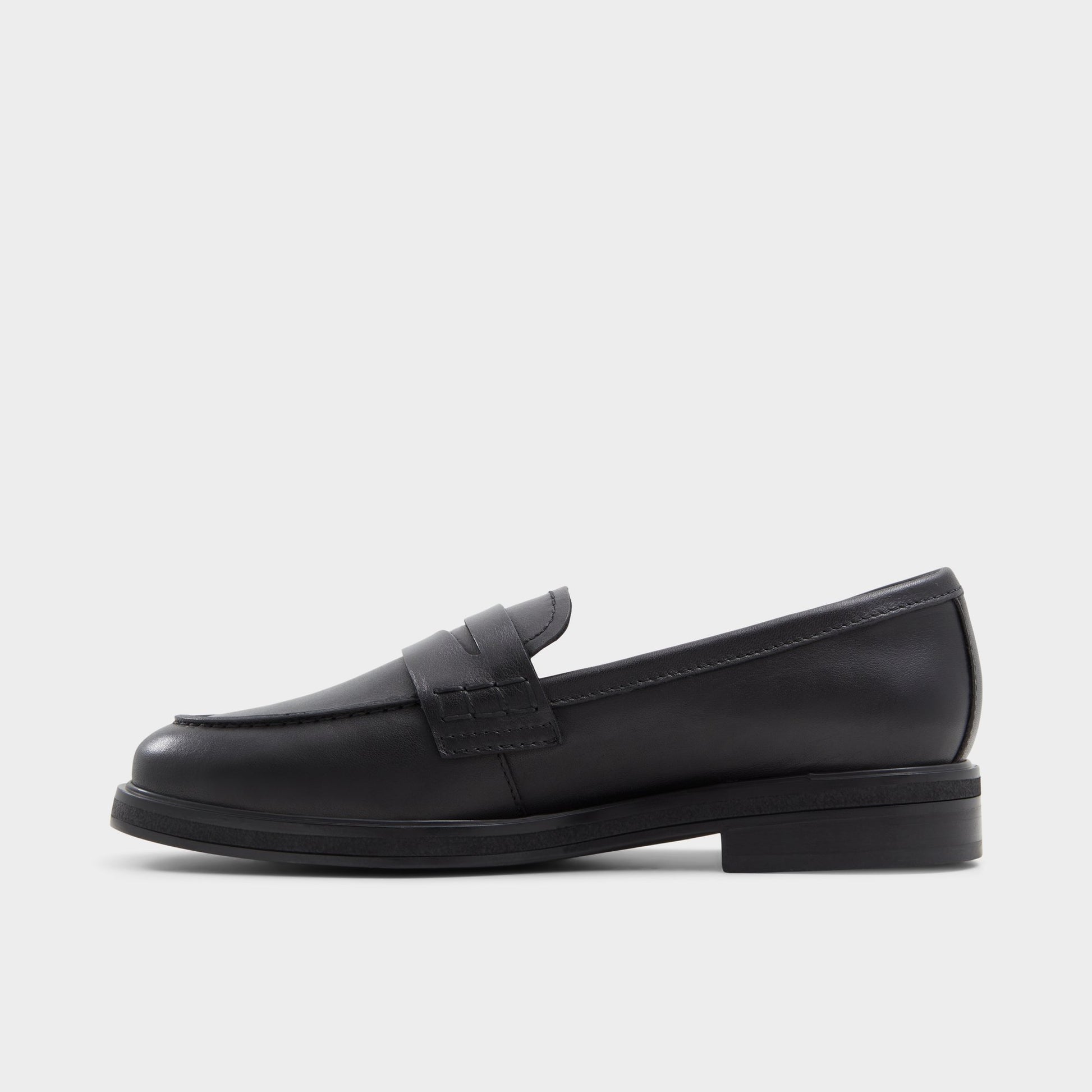 Side view of Black Lededanten Loafer