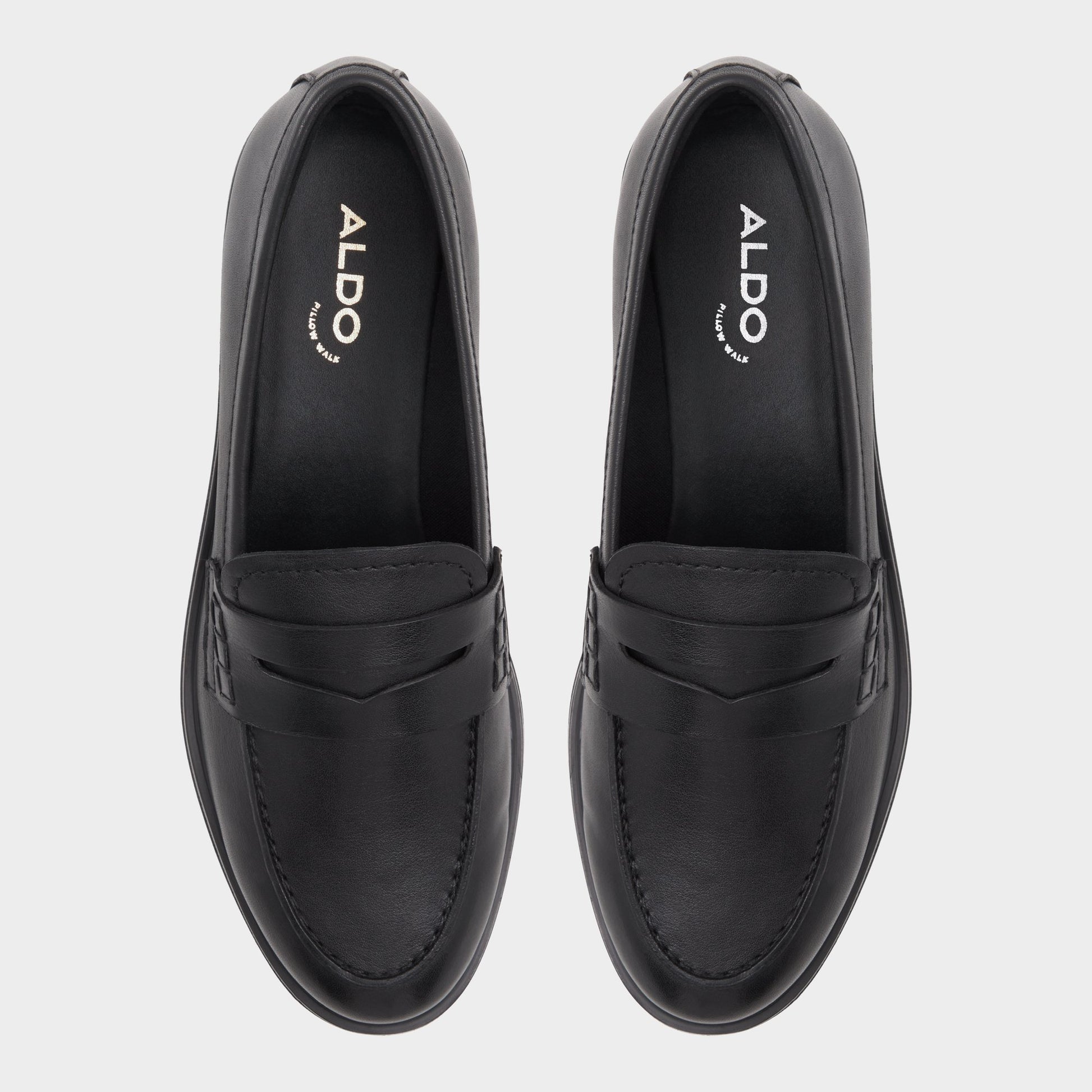Top-down view of the Black Lededanten Loafer