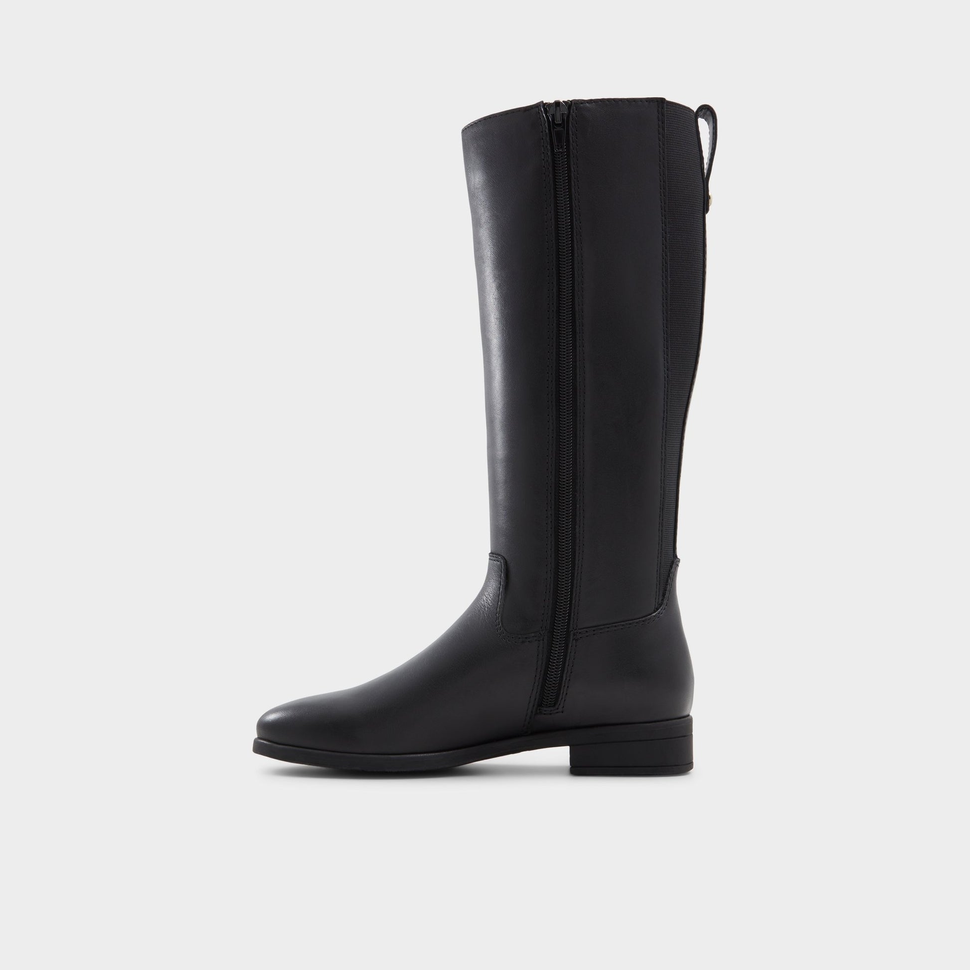 Side view of Black Wicoenitall Knee-high boot