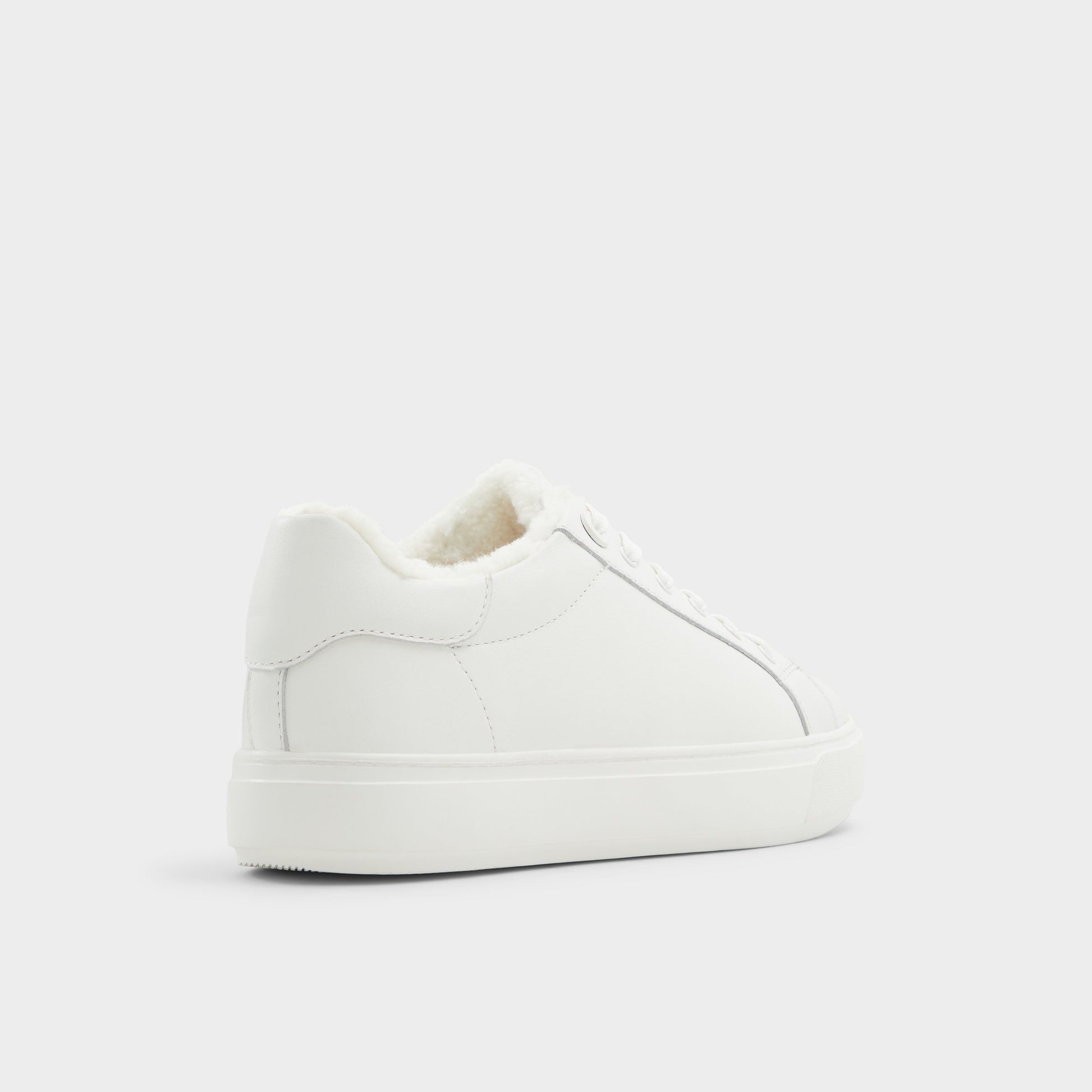 Three-quarter angle of White Merrylyn Low top sneaker's back side