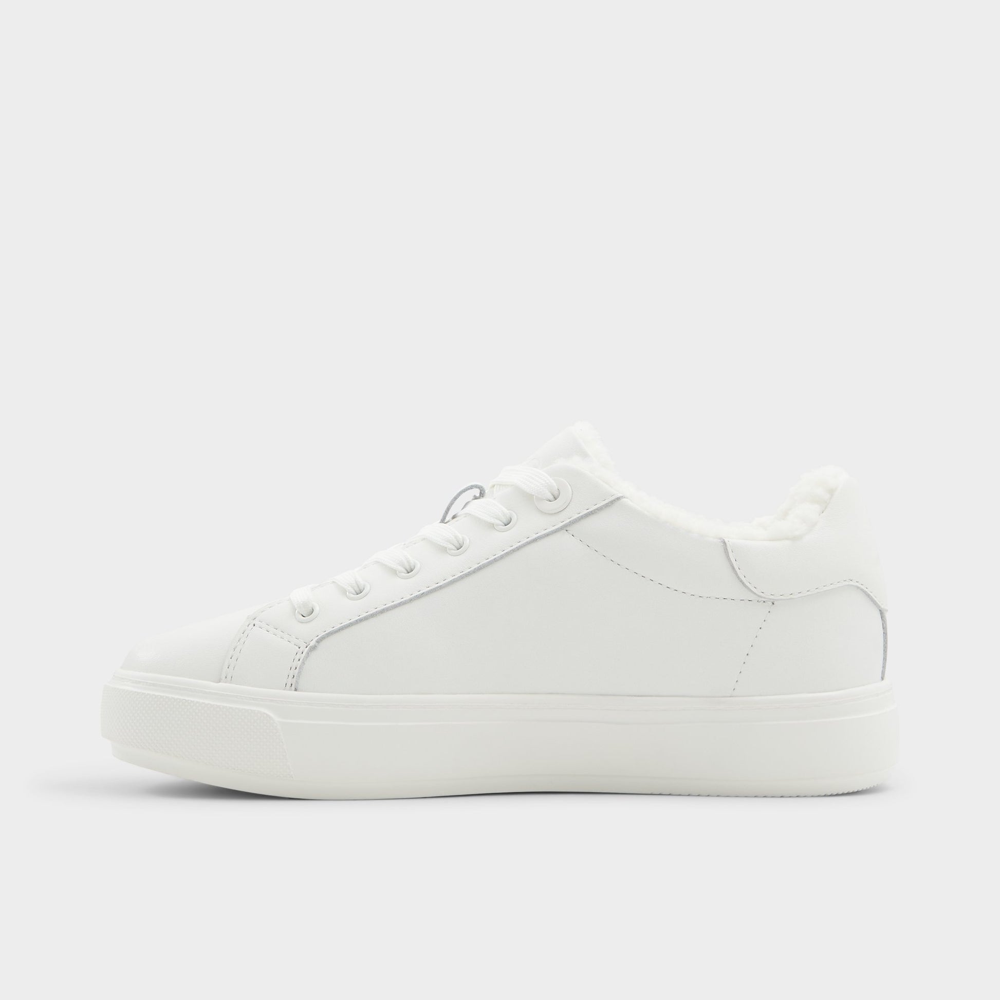 Side view of White Merrylyn Low top sneaker