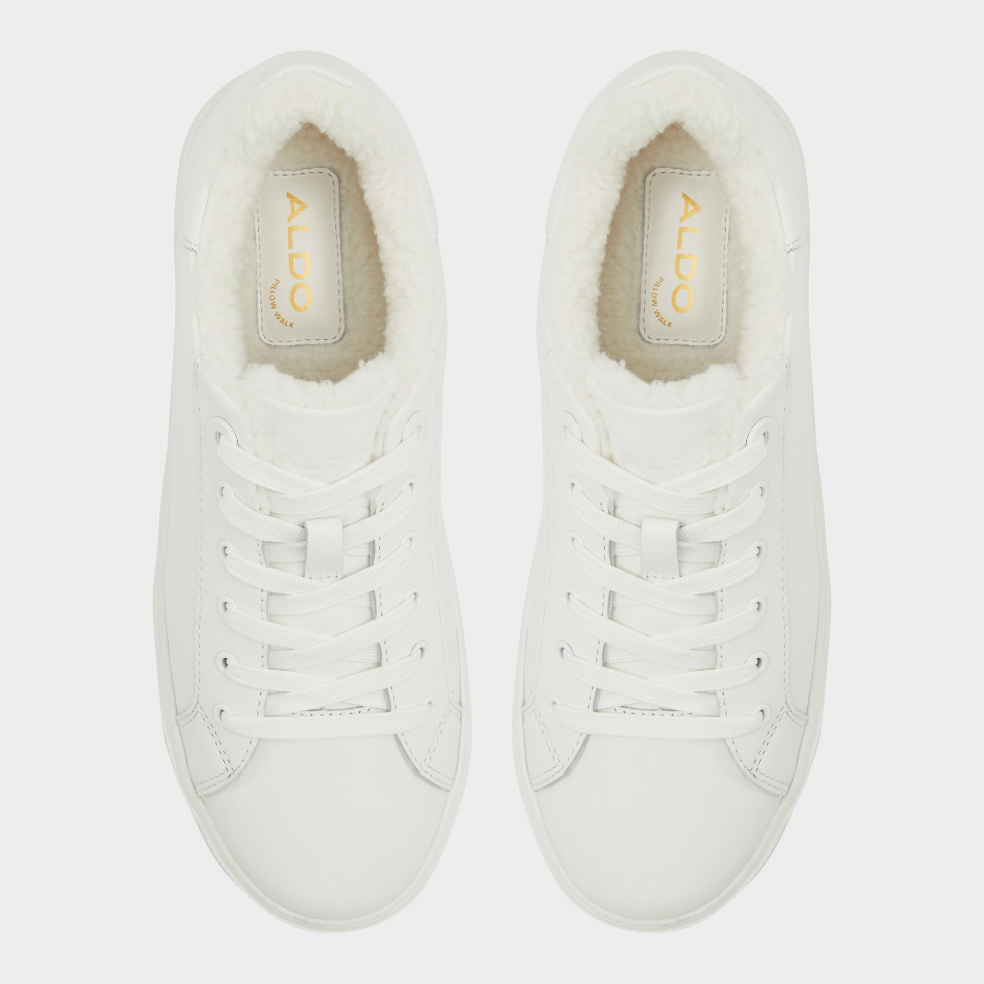 Top-down view of the White Merrylyn Low top sneaker