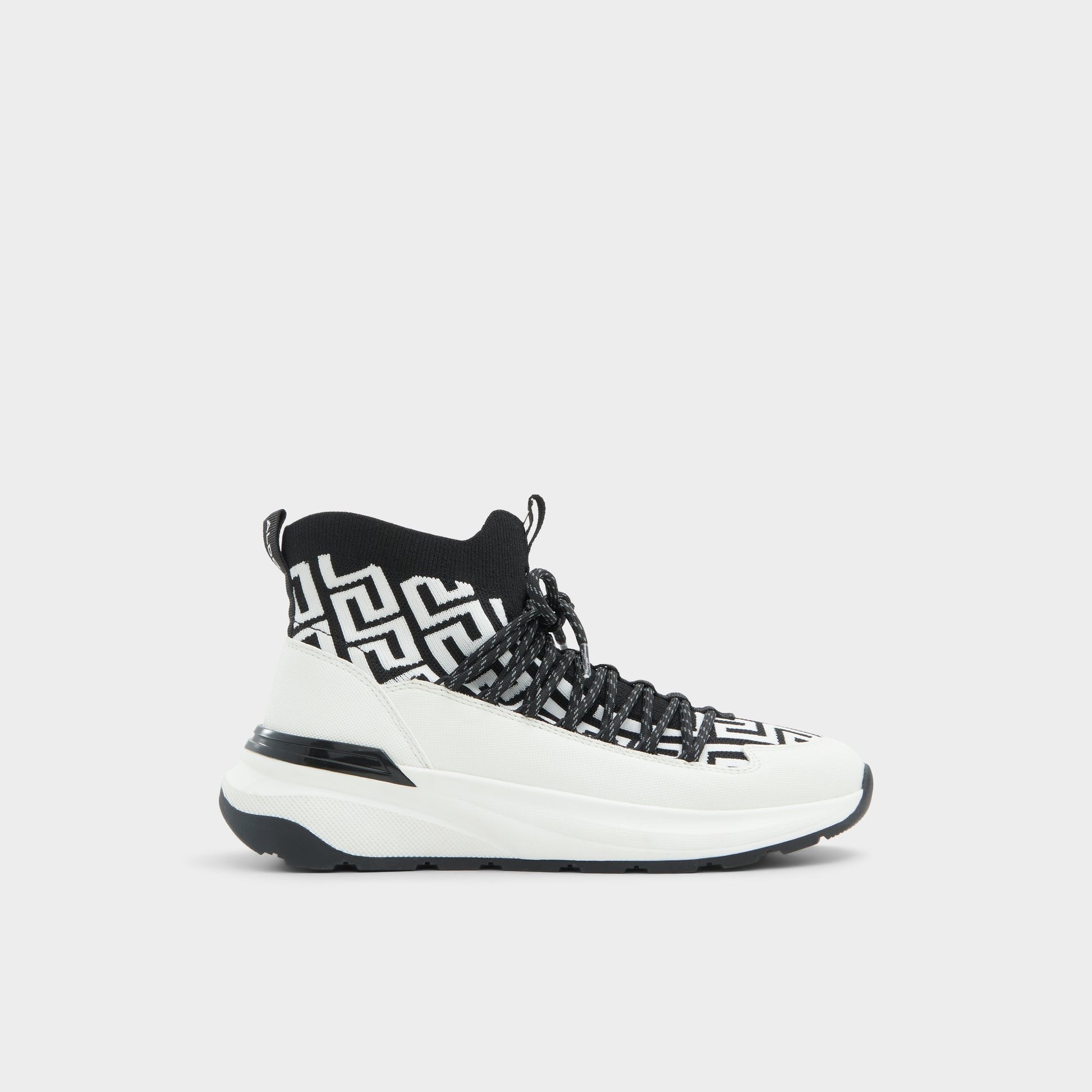Main View of White/Black Everlynn Jogger sneaker for Womens