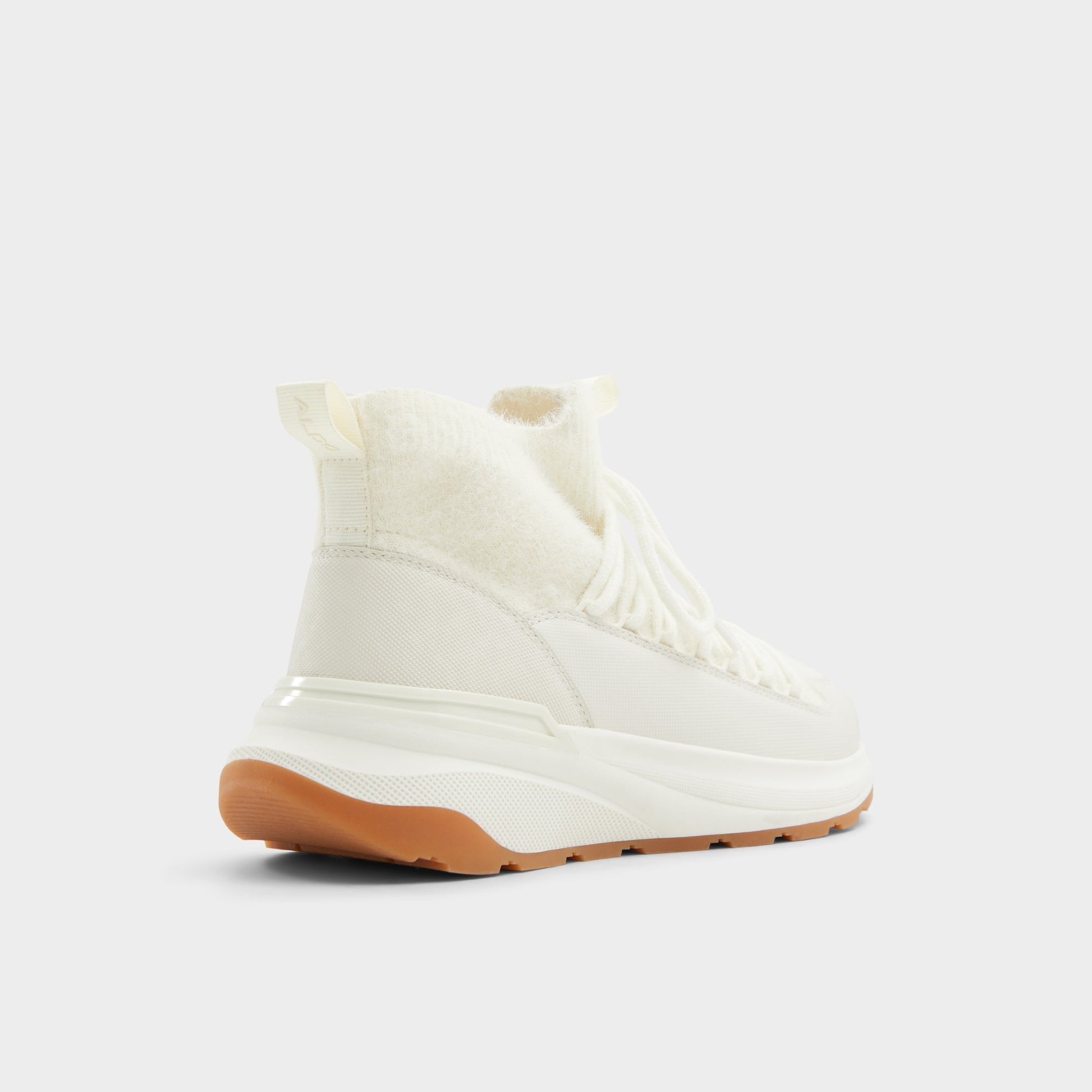 Three-quarter angle of Other White Everlynn Jogger sneaker's back side