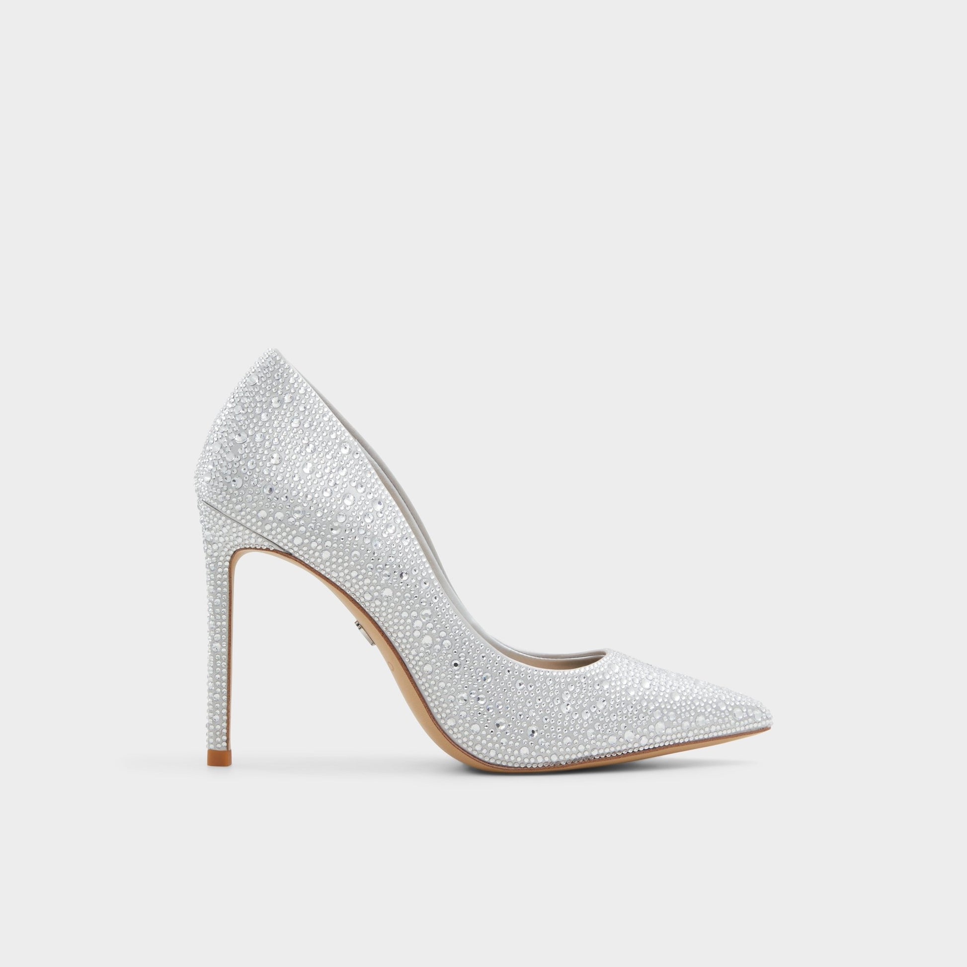 Main View of Silver Stessy2.0 Pump for Womens