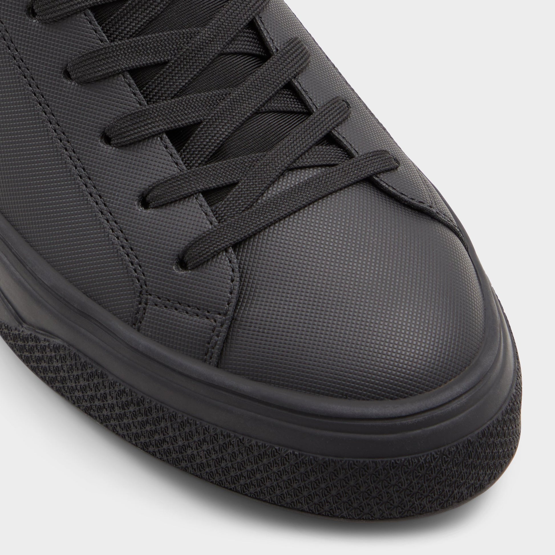 Close-up of the Black Bas Low top sneaker
