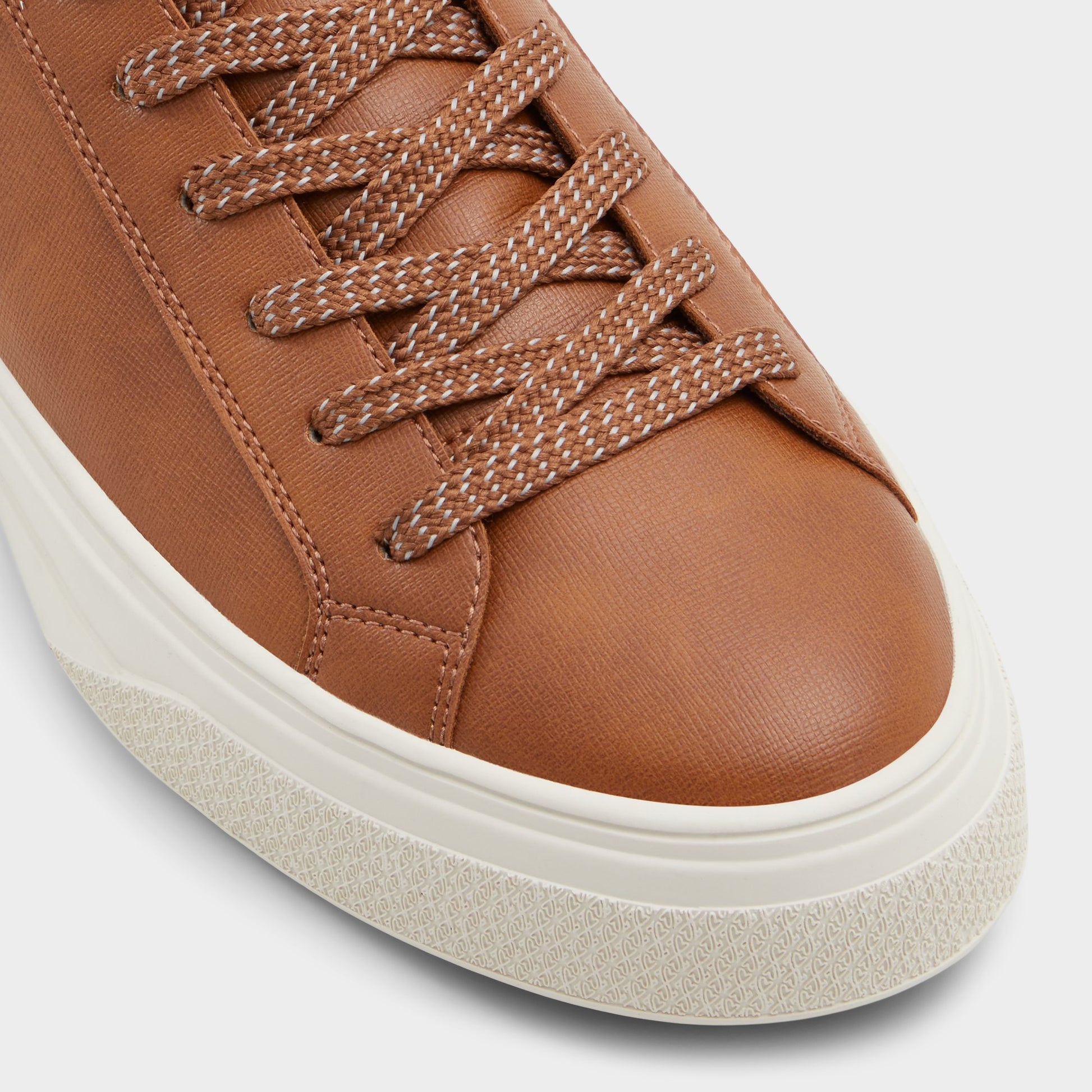 Close-up of the Light Brown Bas Low top sneaker