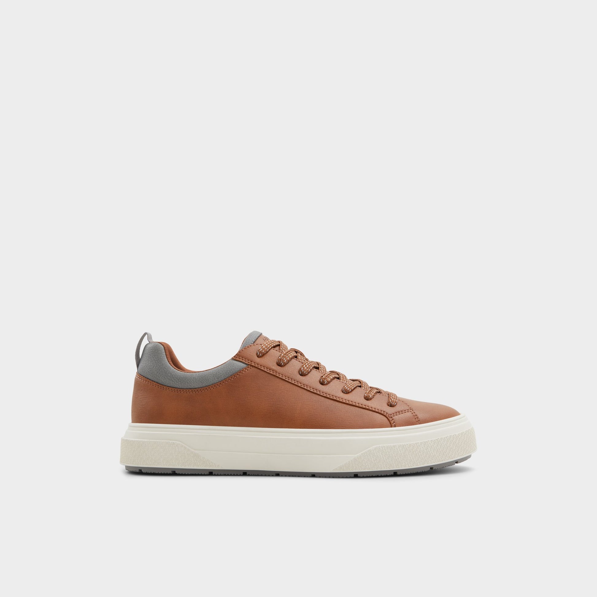 Main View of Light Brown Bas Low top sneaker for Mens