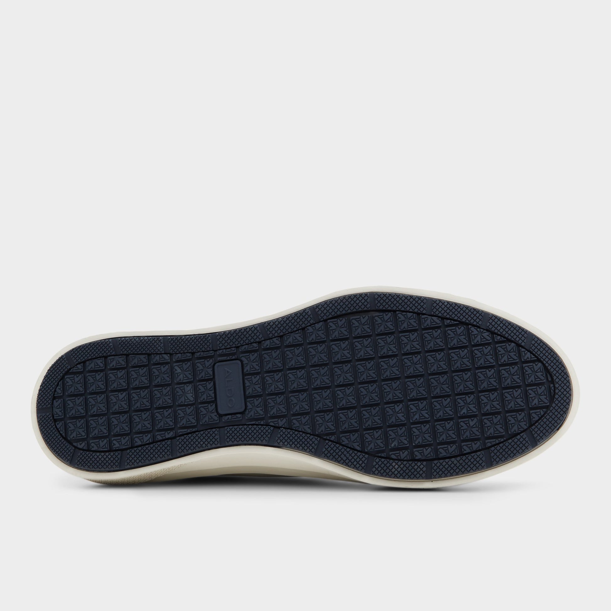 View of White/Bone Bas Low top sneaker's sole