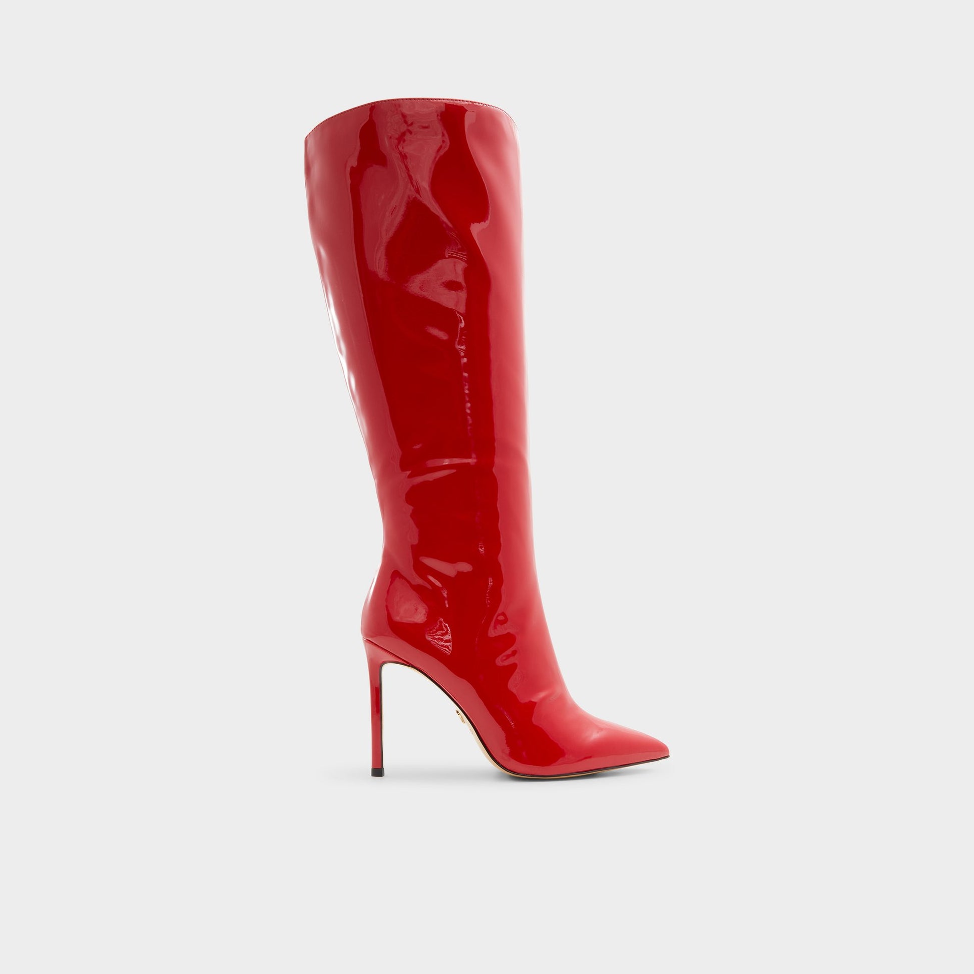 Main View of Red Agathea-wc Knee-high boot for Womens