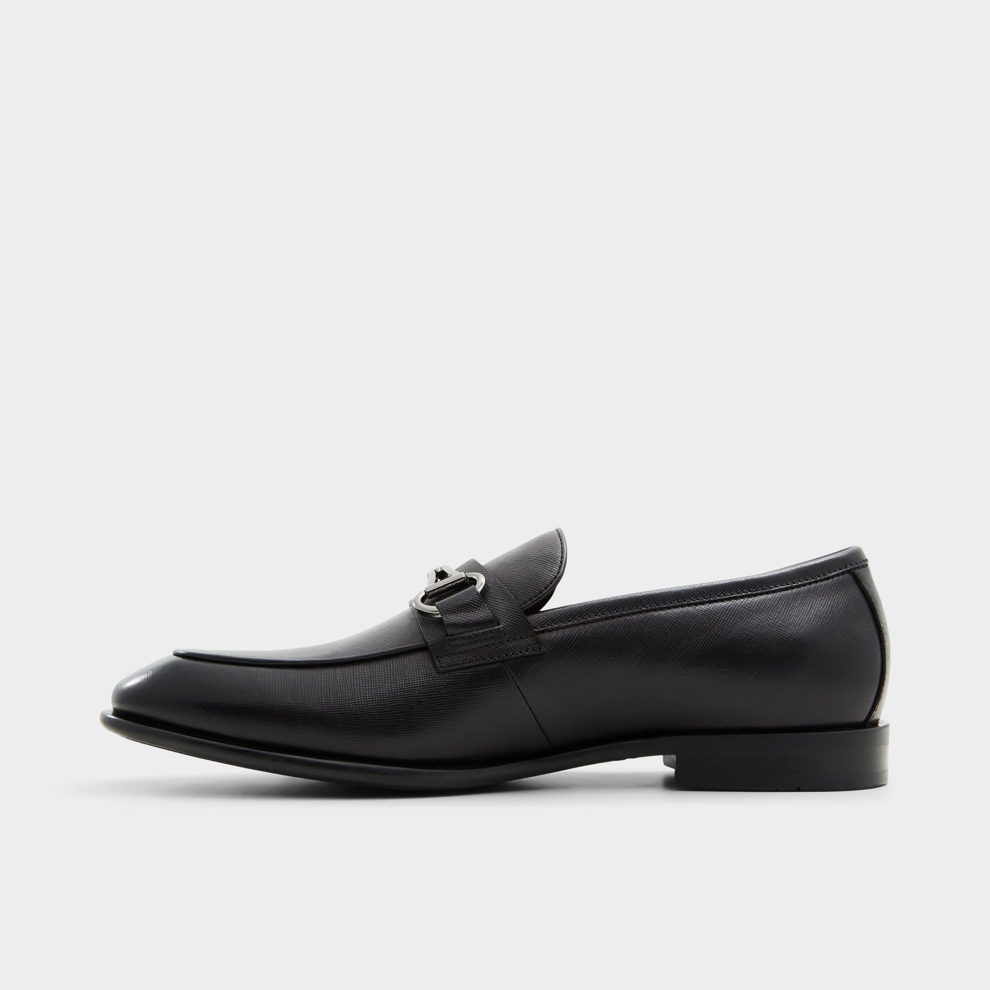 Side view of Black Walters Loafer