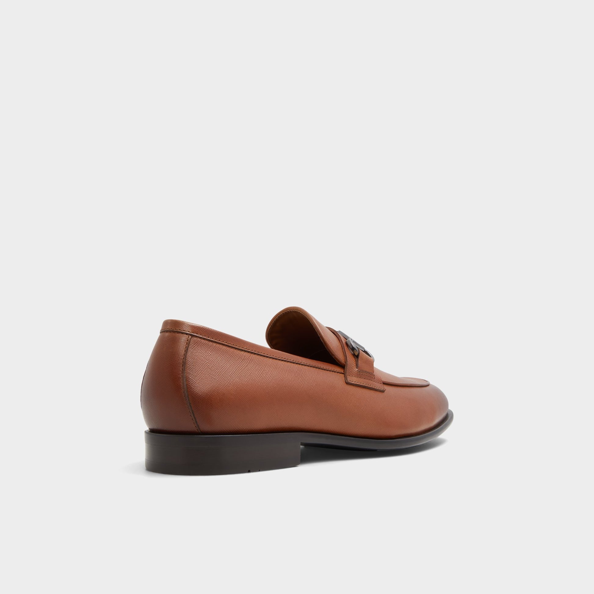 Three-quarter angle of Cognac Walters Loafer's back side