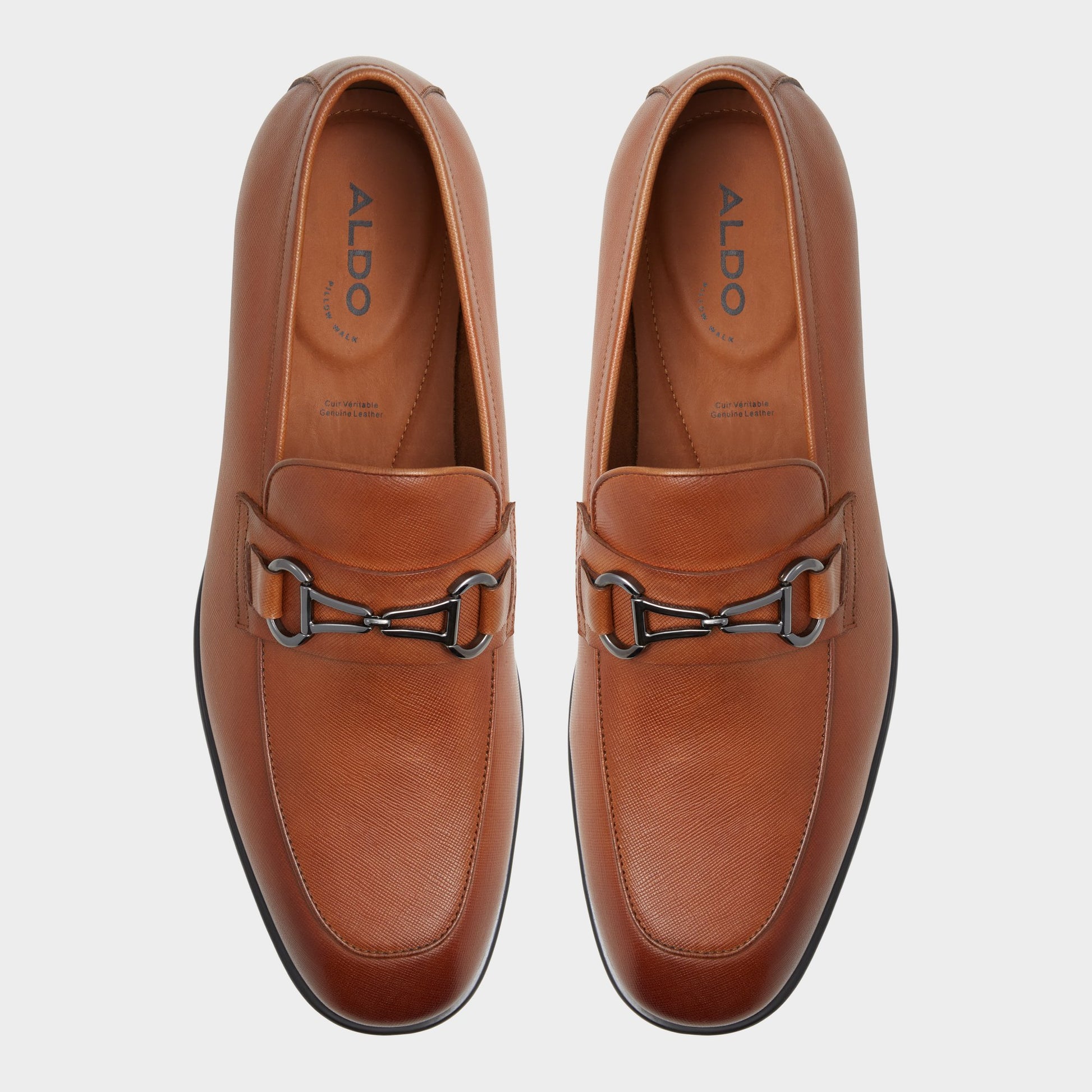 Top-down view of the Cognac Walters Loafer