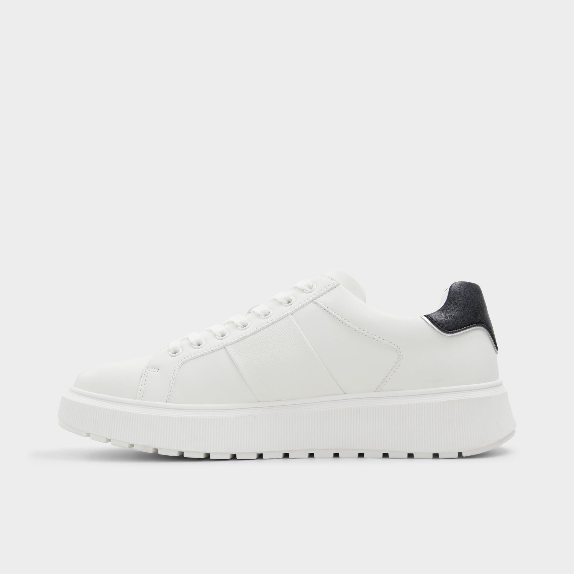 Side view of White Ander Low top sneaker
