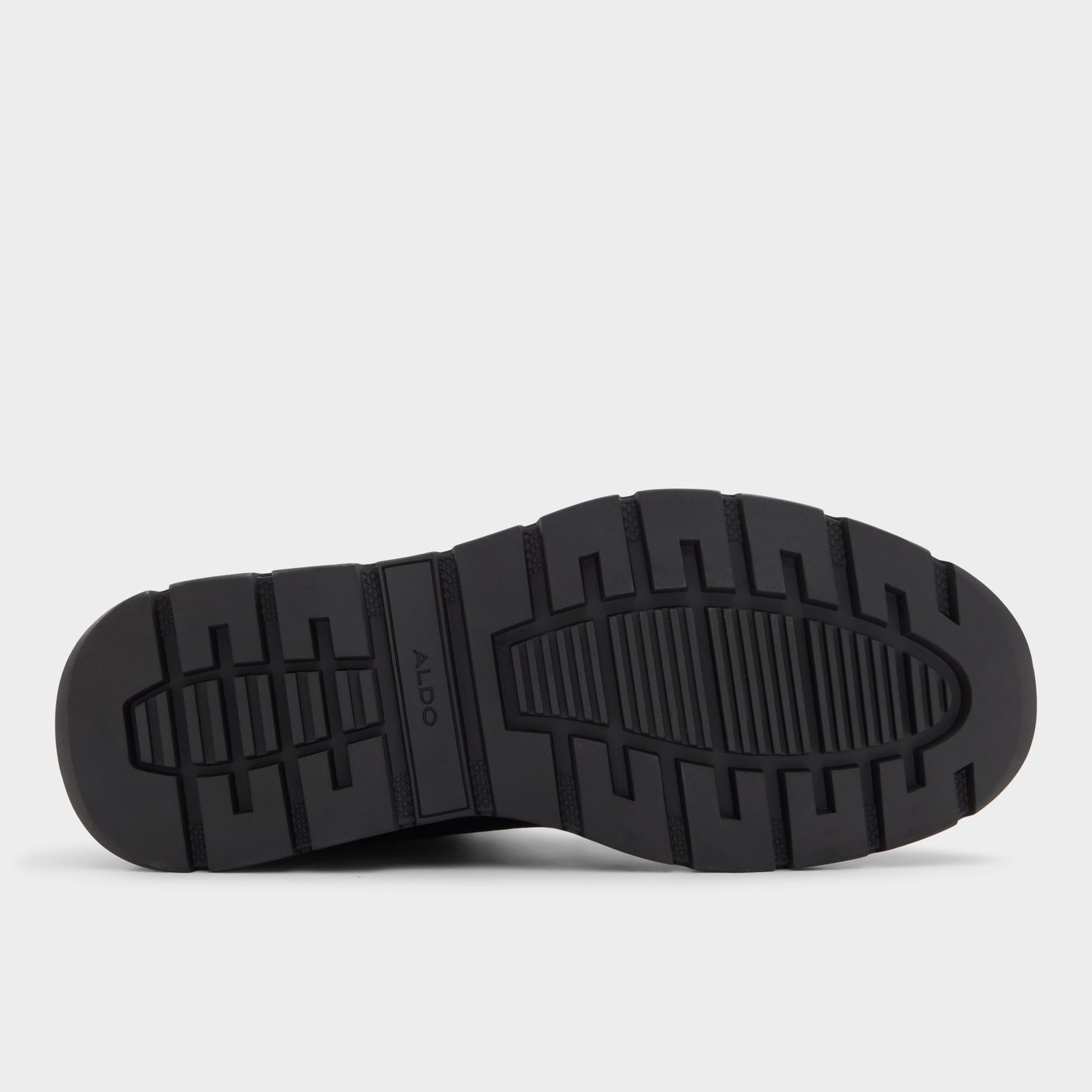 View of Black Reish Lace-up boot's sole