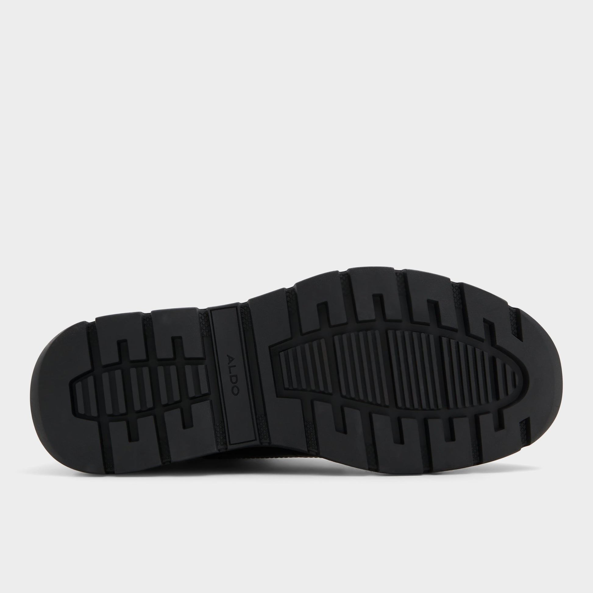 View of Black Reish Lace-up boot's sole