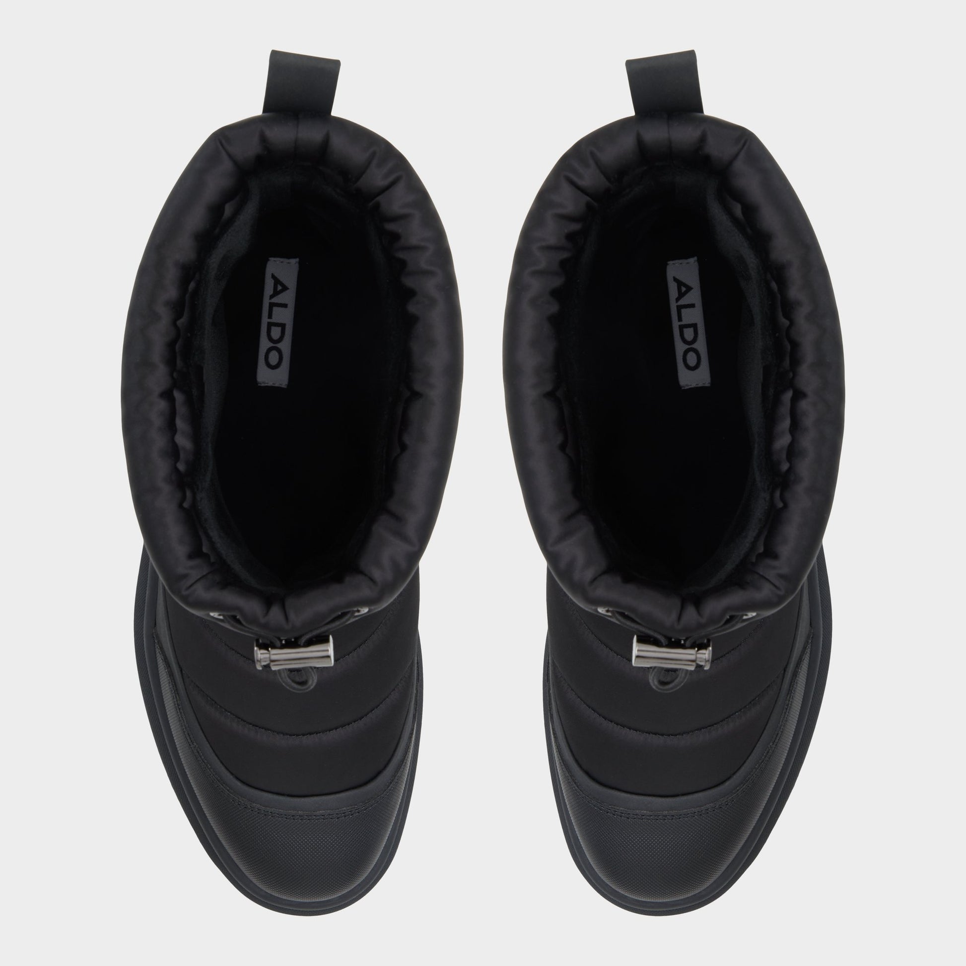 Top-down view of the Black Fucino Chelsea boot