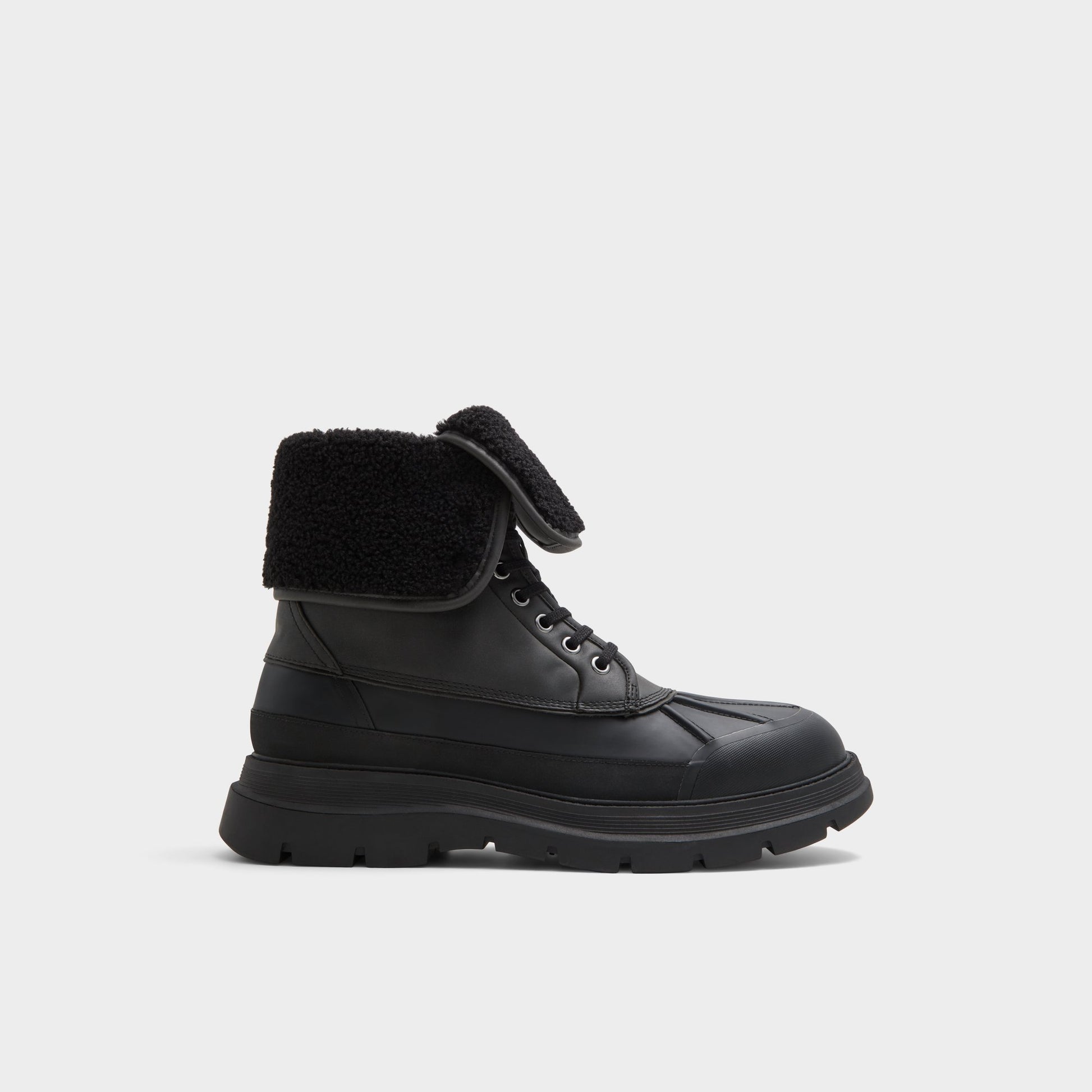 Main View of Black Delburn Lace-up boot for Mens