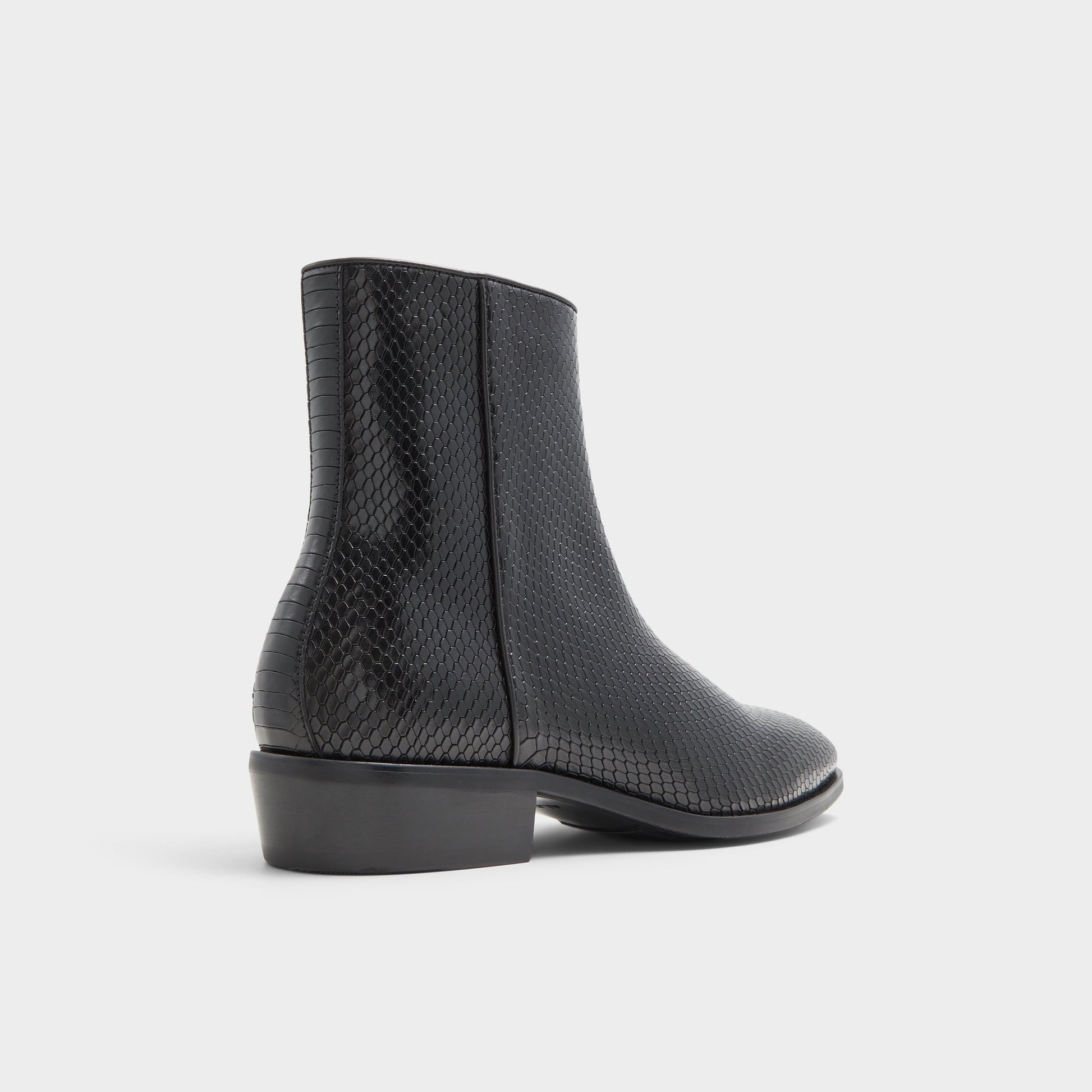 Three-quarter angle of Other Black Amur Ankle boot's back side
