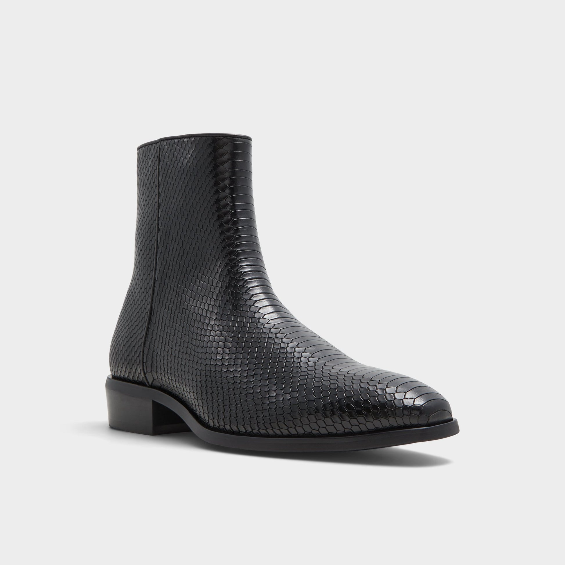 Three-quarter angle of Other Black Amur Ankle boot's front side