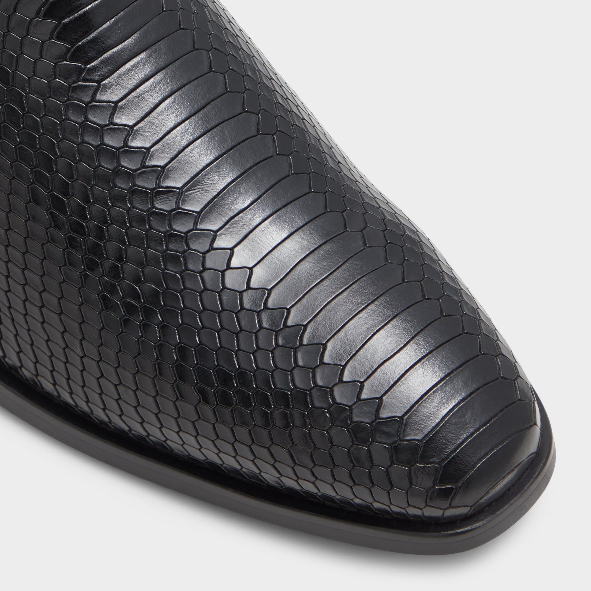 Close-up of the Other Black Amur Ankle boot