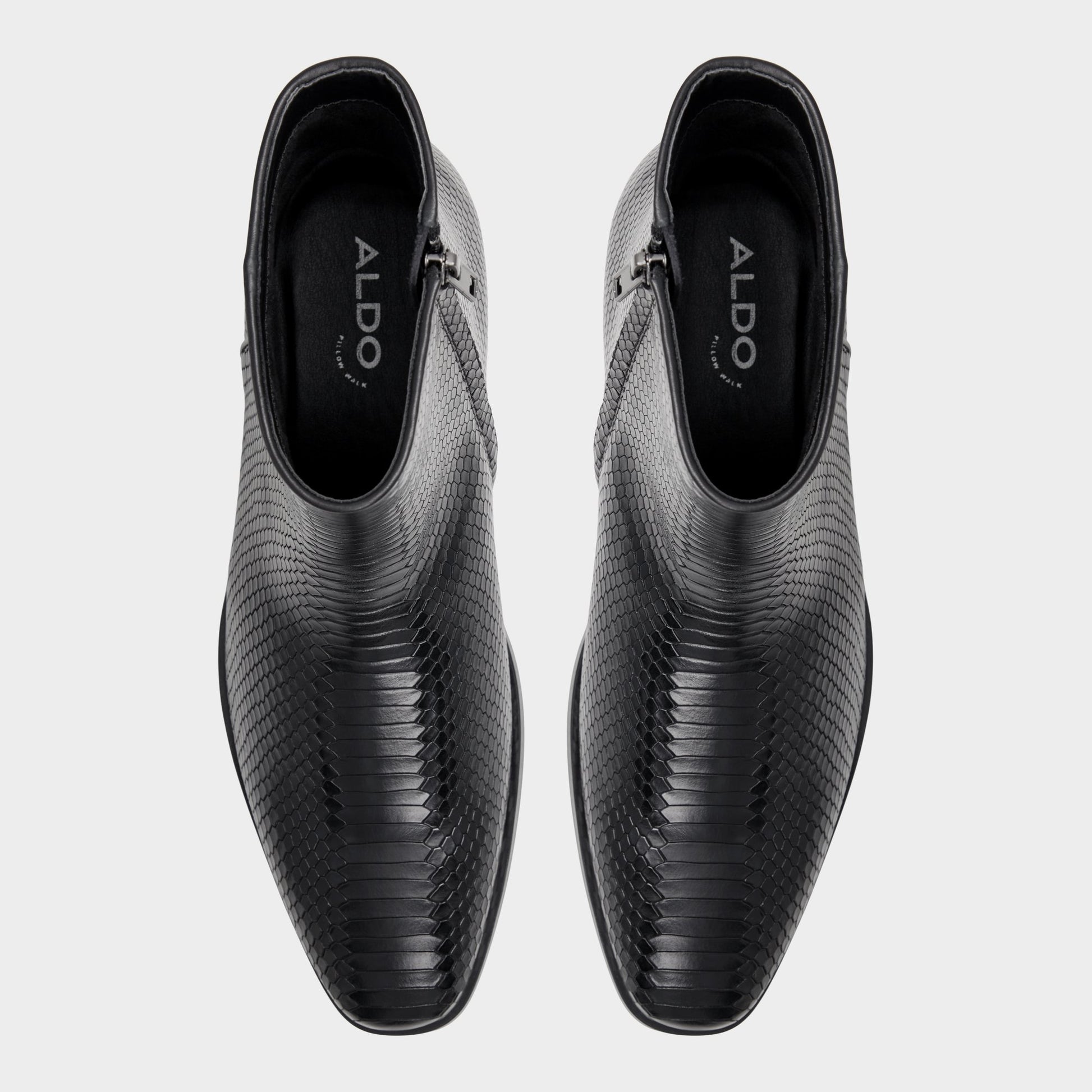Top-down view of the Other Black Amur Ankle boot