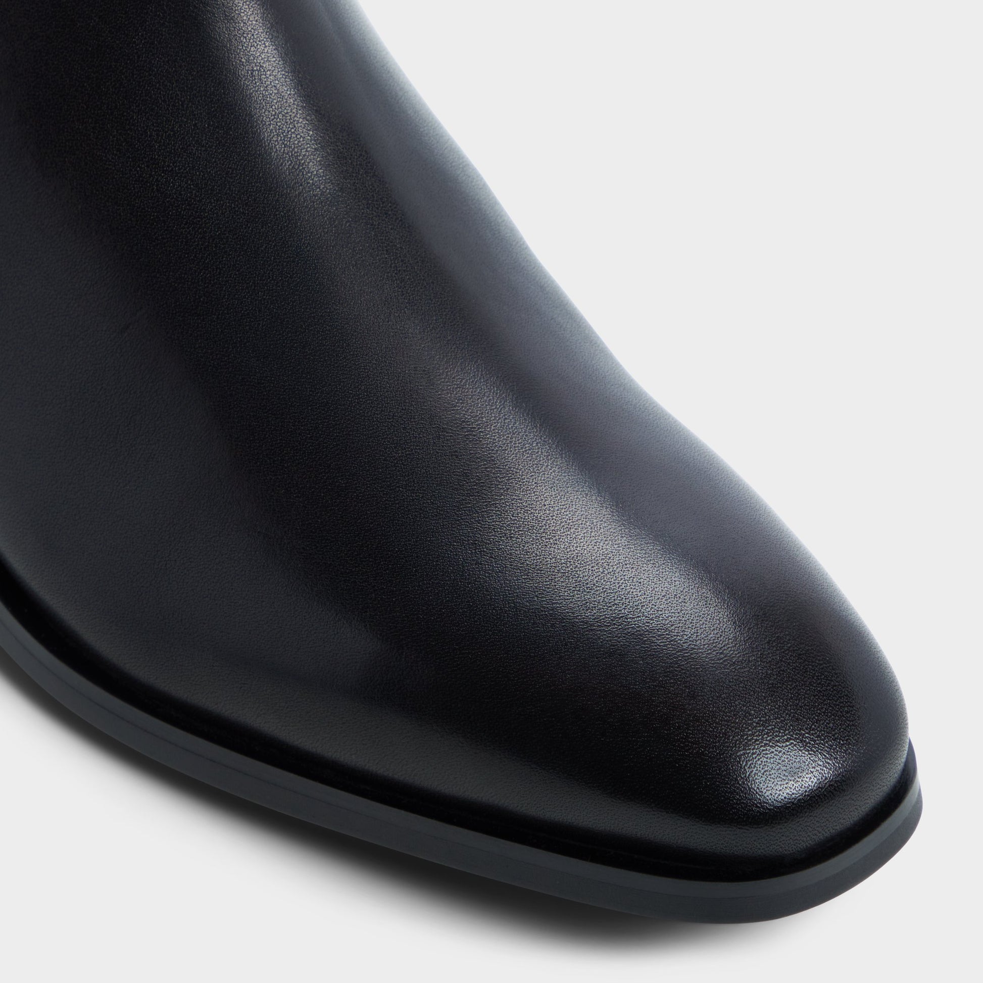 Close-up of the Open Black Amur Ankle boot